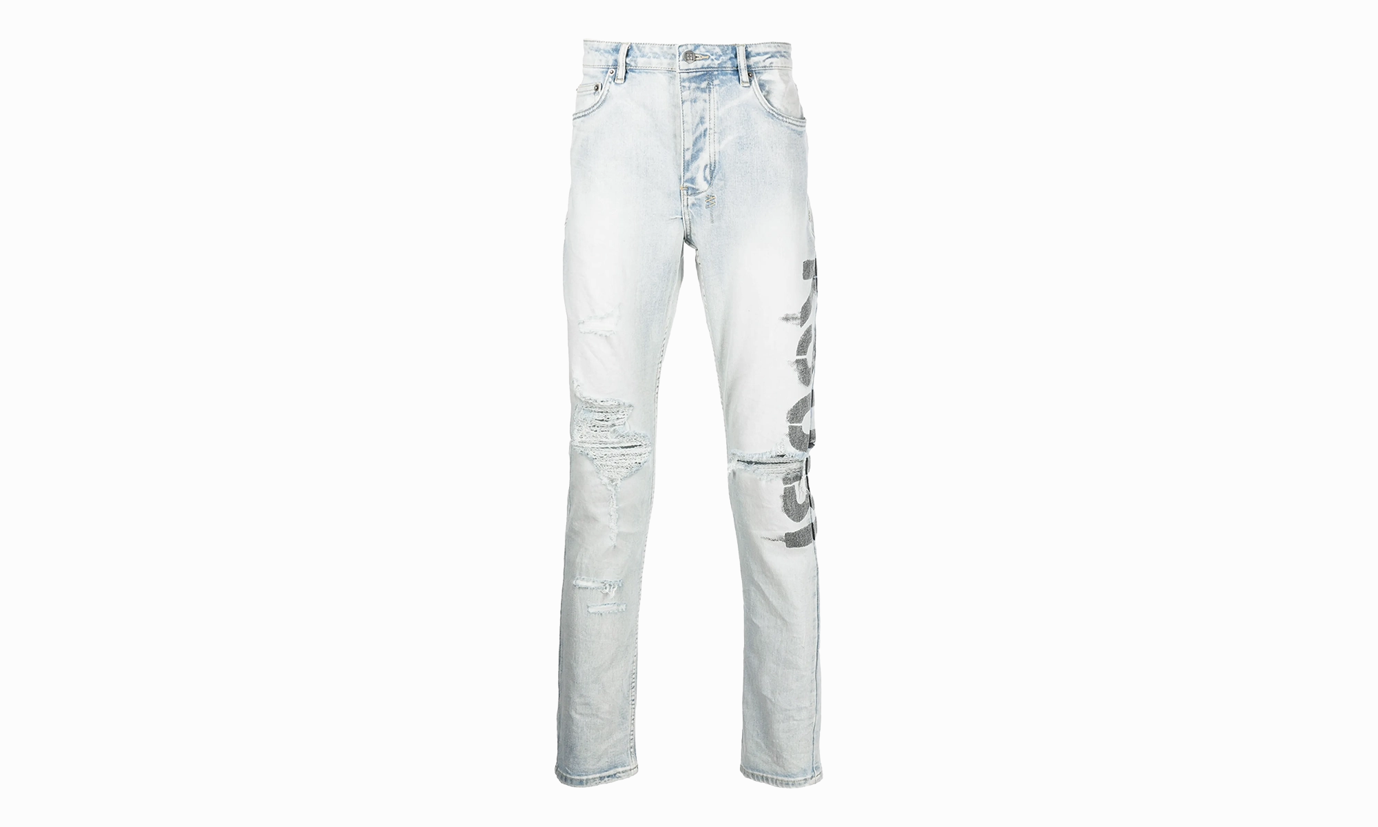 elastic waistband Chitch Phase Out Stencil Jeans