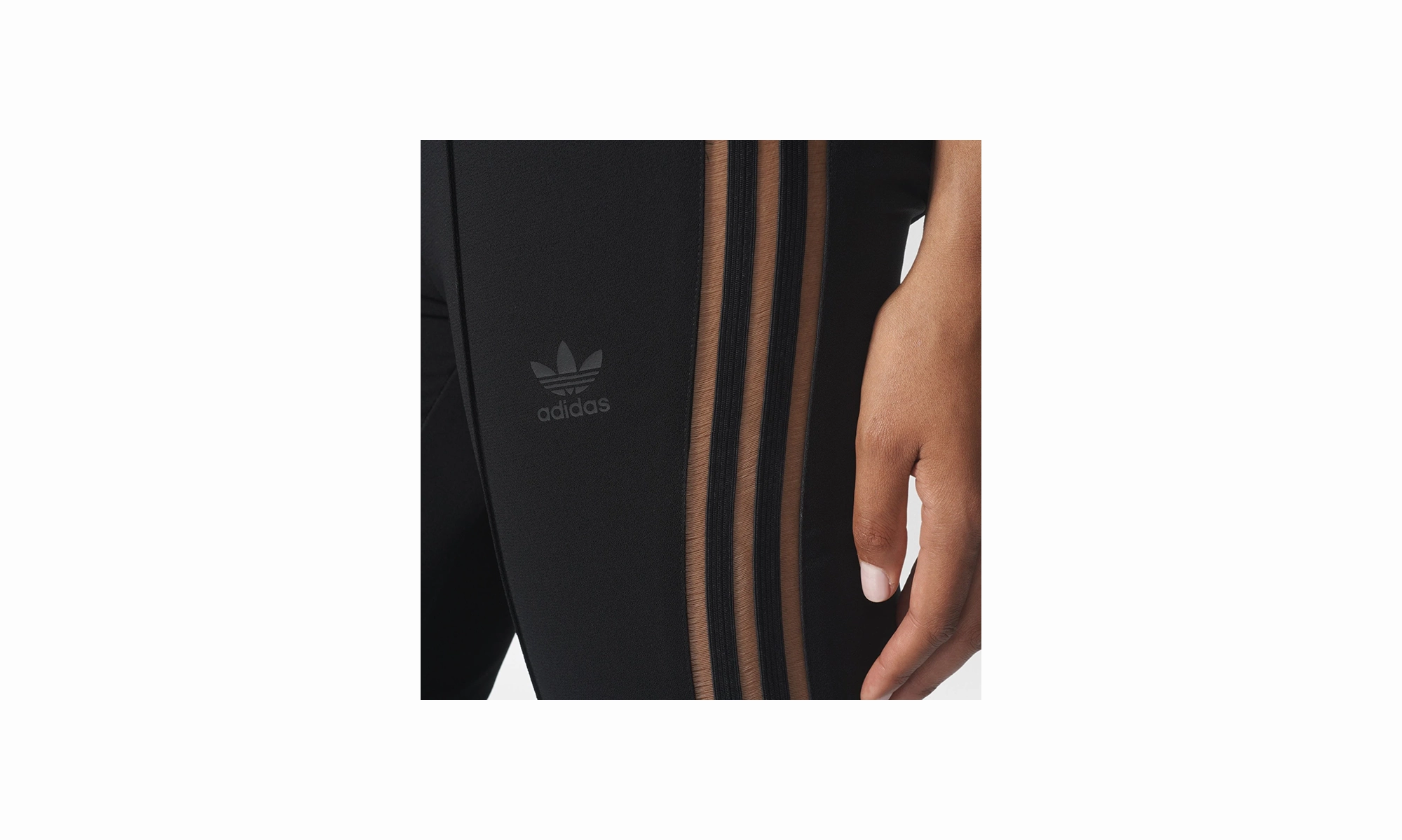 Cigarette Pants "Black" Spanish Glow