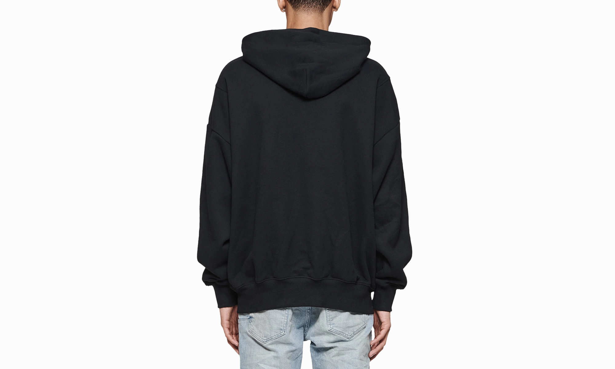 Circle Wordmark Pullover Hoodie 'Black' "Black"