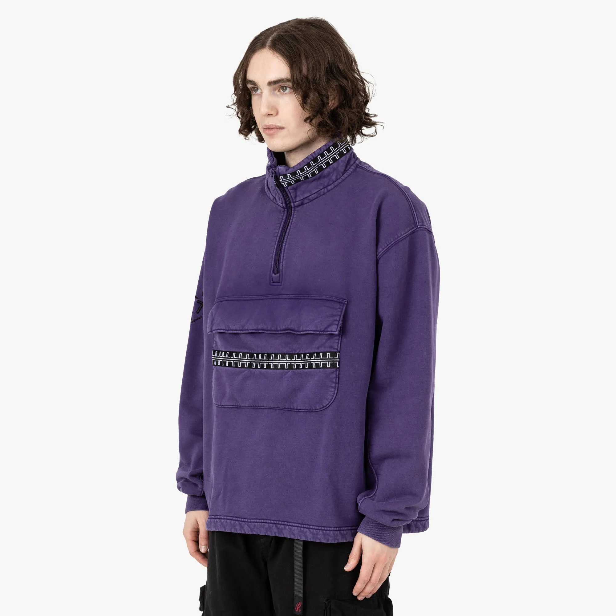 The Trilogy Tapes Pulse Tape Funnel Neck Crew / Purple City Casual