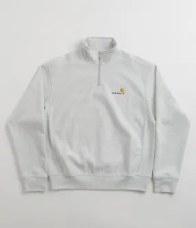 product tribal energy Carhartt Half Zip American Script Sweatshirt - Ash Heather