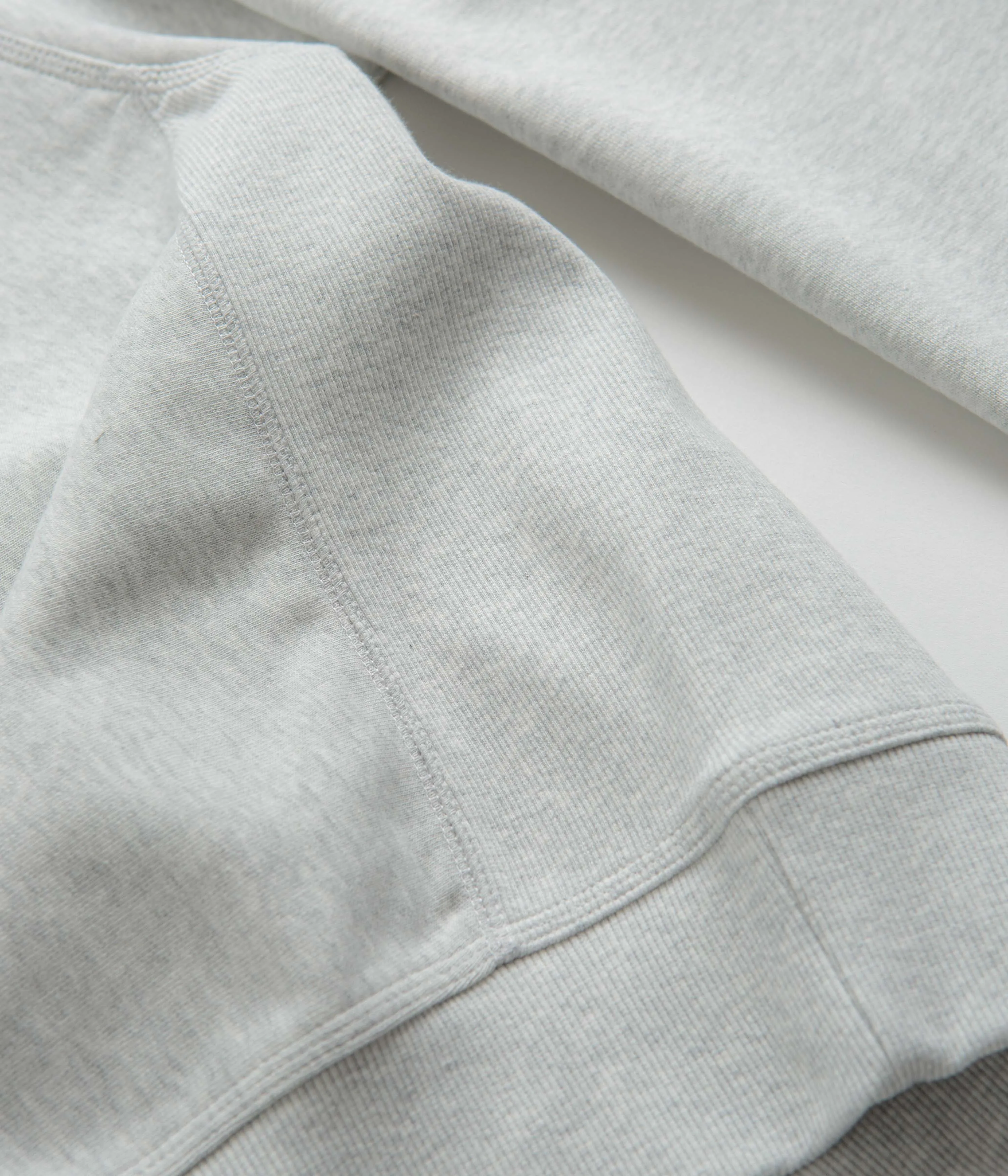 Wrinkle-Resistant Carhartt Half Zip American Script Sweatshirt - Ash Heather