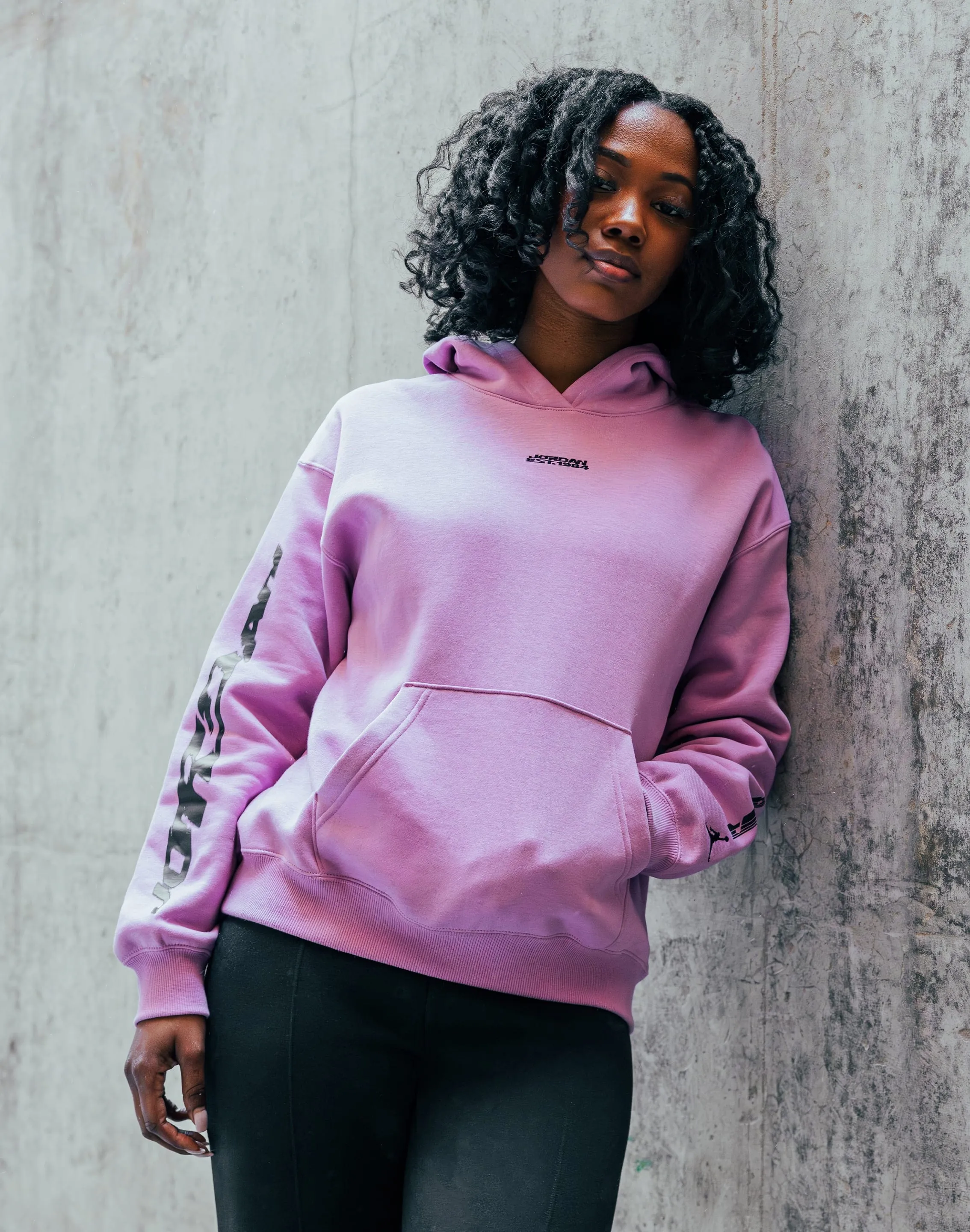 Jordan Brooklyn Fleece Pullover Hoodie ZeroWasteProduction MachineWashable