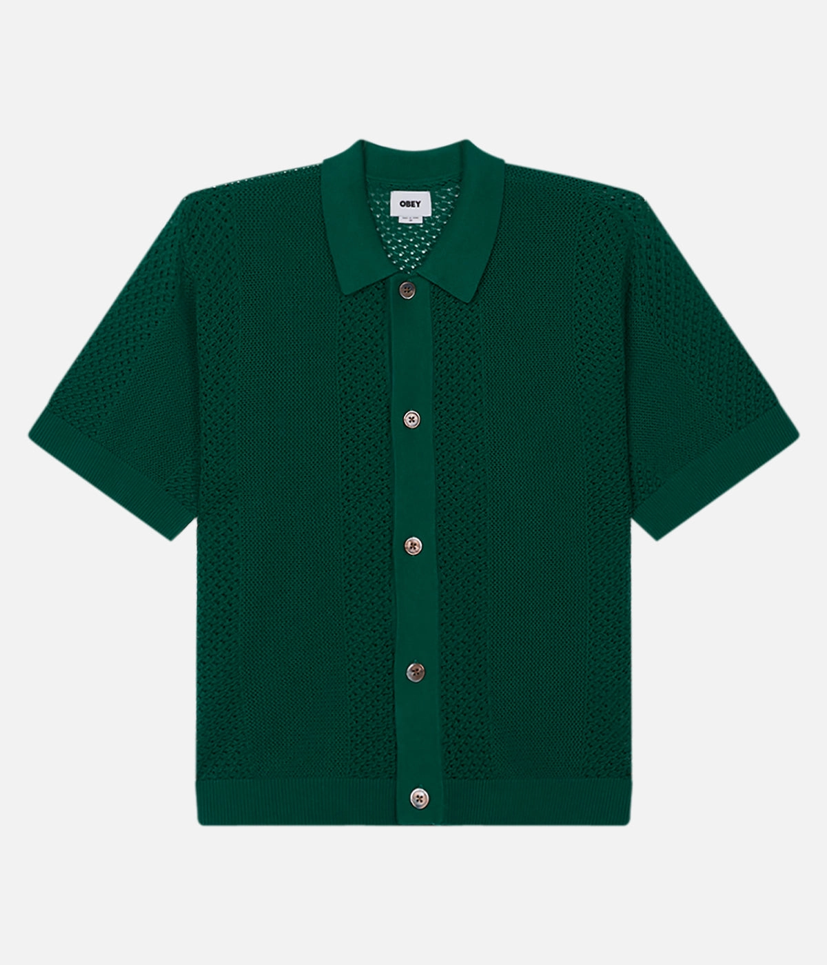 Obey Evan Sweater Shirt Weekend Outfit Textured Weave