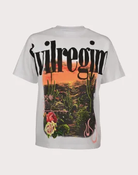 Meta Mood CIVIL CLOTHING Desert Rose Boxy White Tee