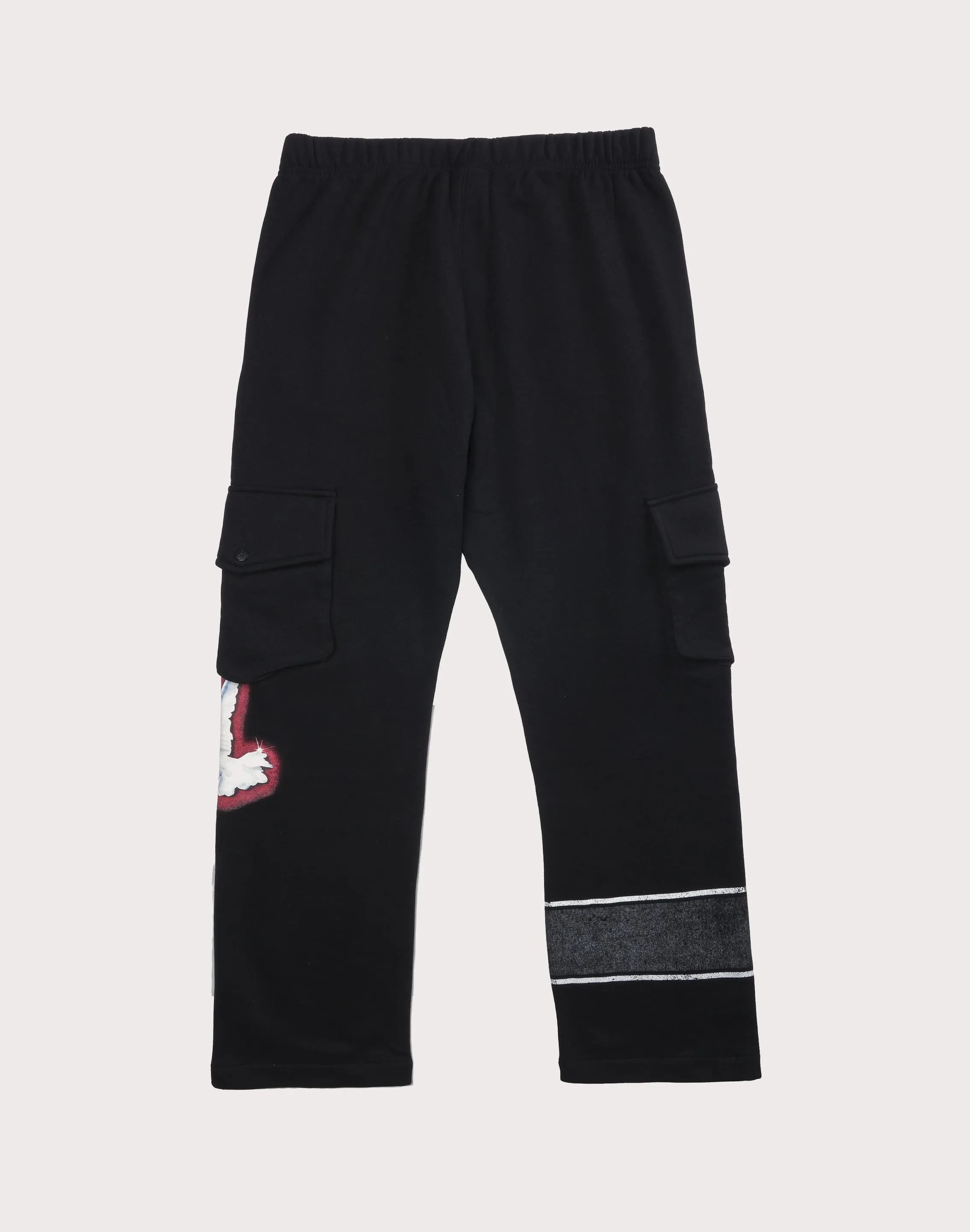 CIVIL CLOTHING Fleece Dove Black Pants Peace Glow African Bold
