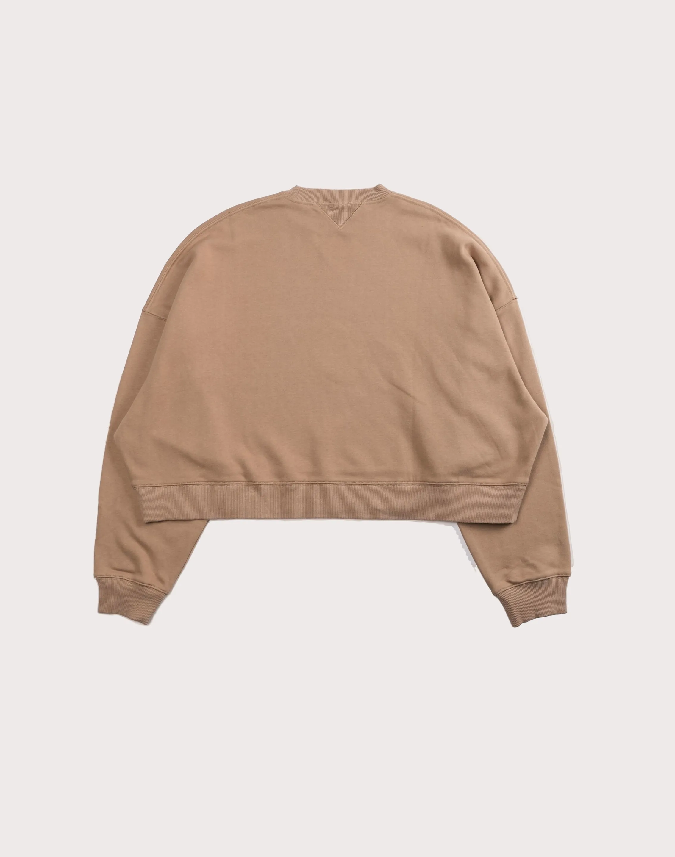 Senior Ease CIVIL CLOTHING Rose Year Cropped Sand Crew