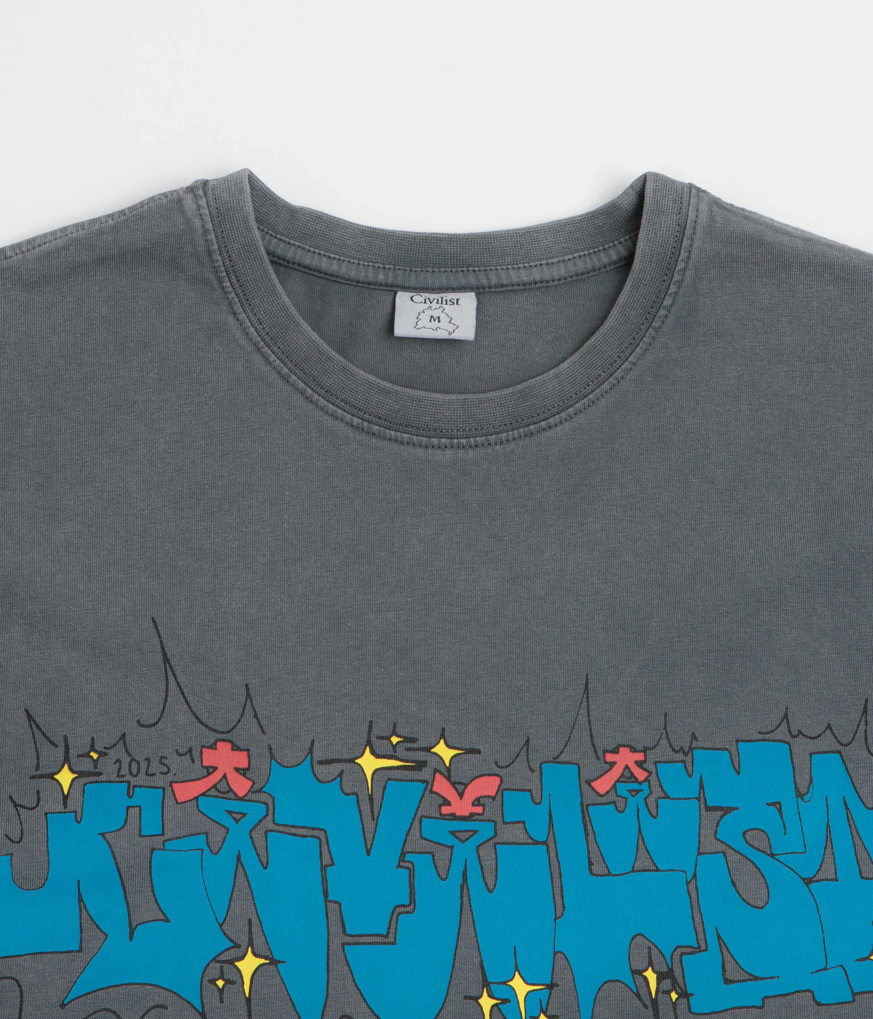 Civilist Ludi T-Shirt - Pepper bold hem