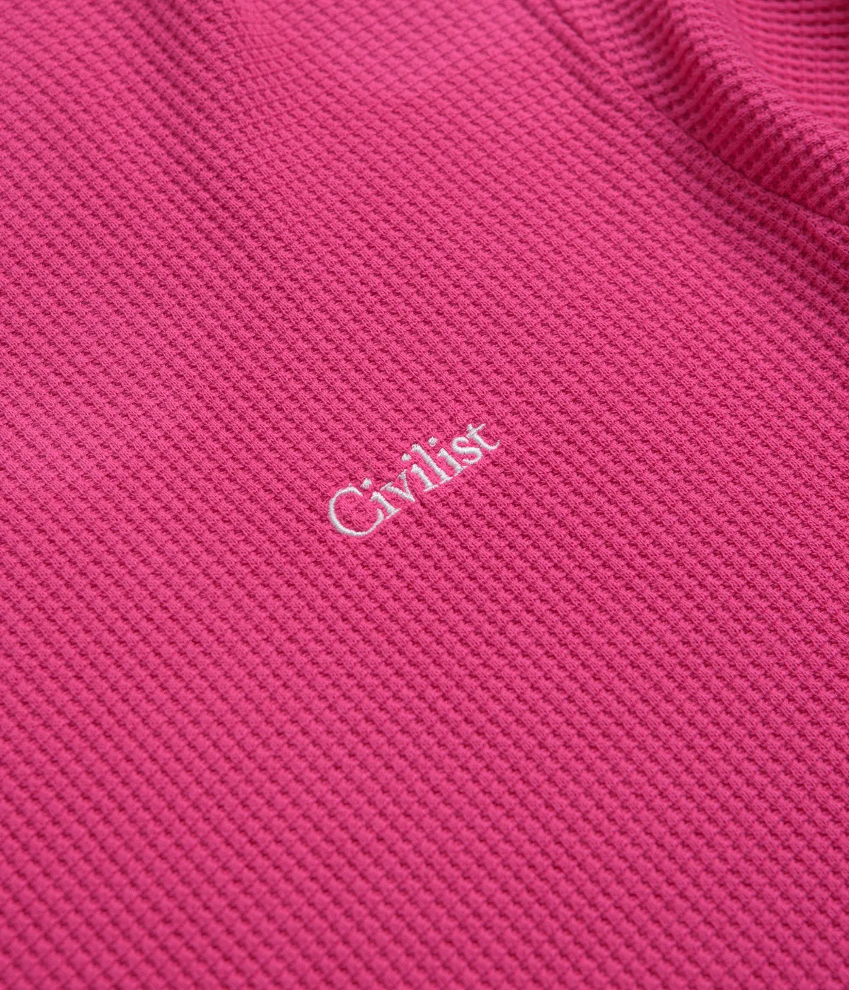 Performance Wear culottes silhouette Civilist Thermal Long Sleeve T-Shirt - Fuchsia
