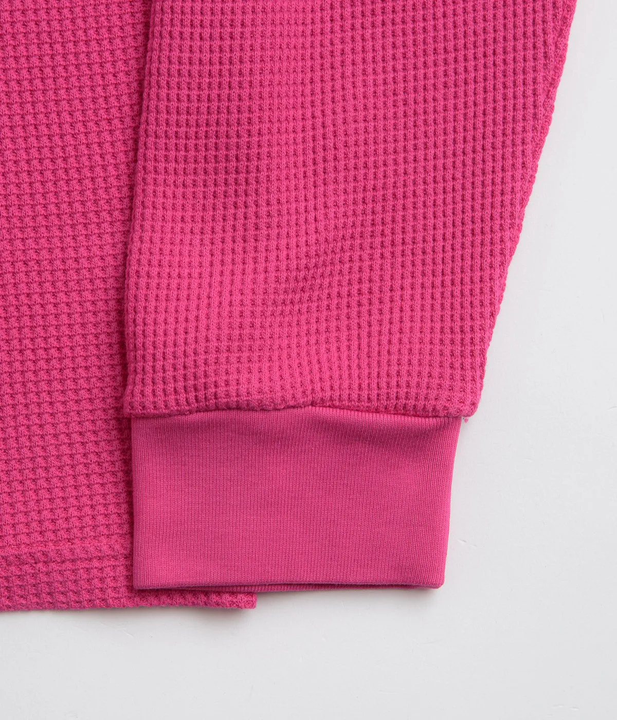 Summer Wear Civilist Thermal Long Sleeve T-Shirt - Fuchsia