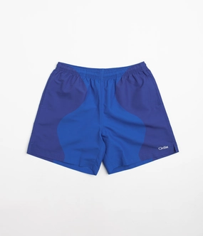 Soft touch finish Civilist Butterfly Shorts - Navy / Royal