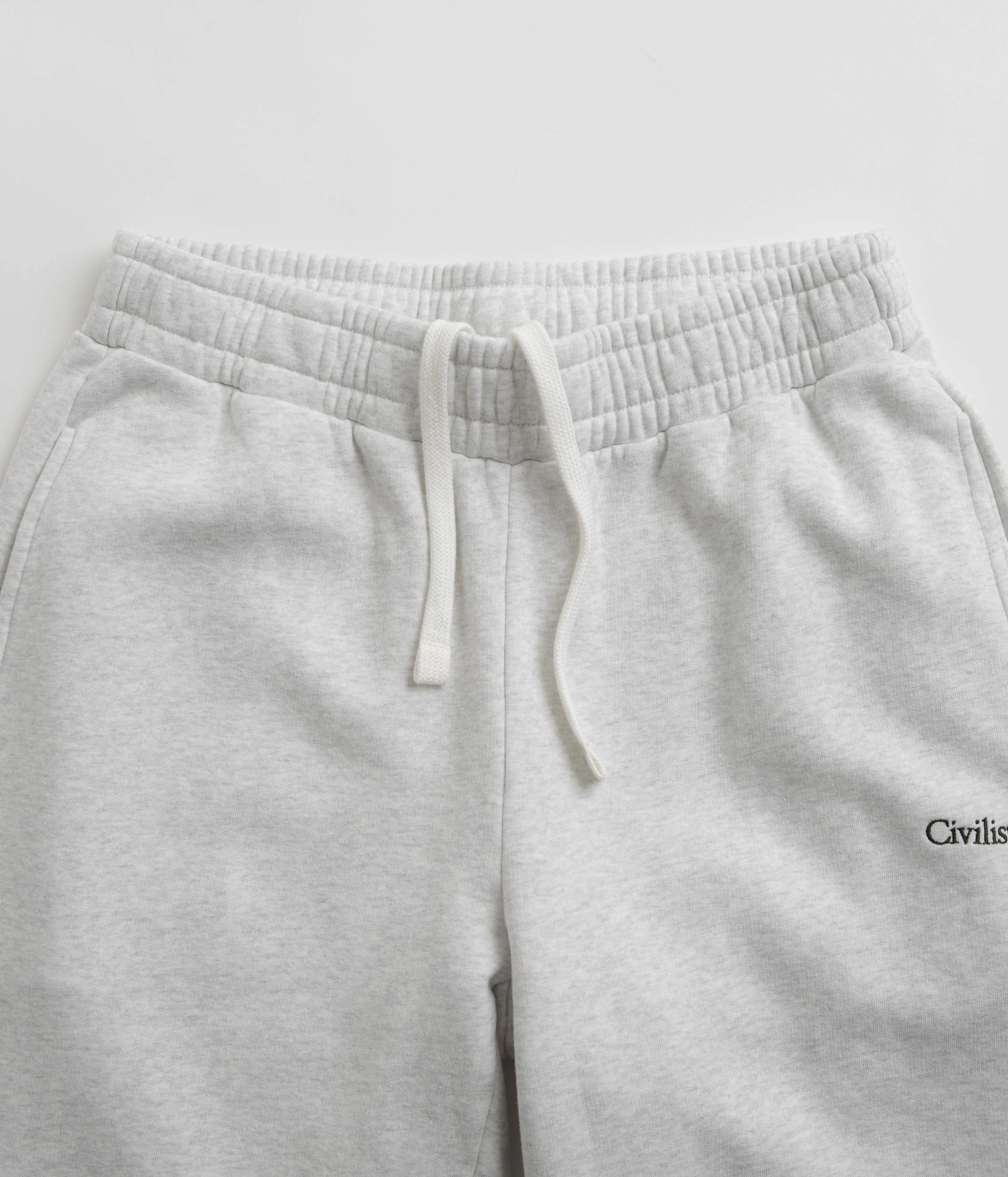 Civilist Leisure Sweatpants - Light Heather Grey Non Binding Cuffs Anti Odor Technology