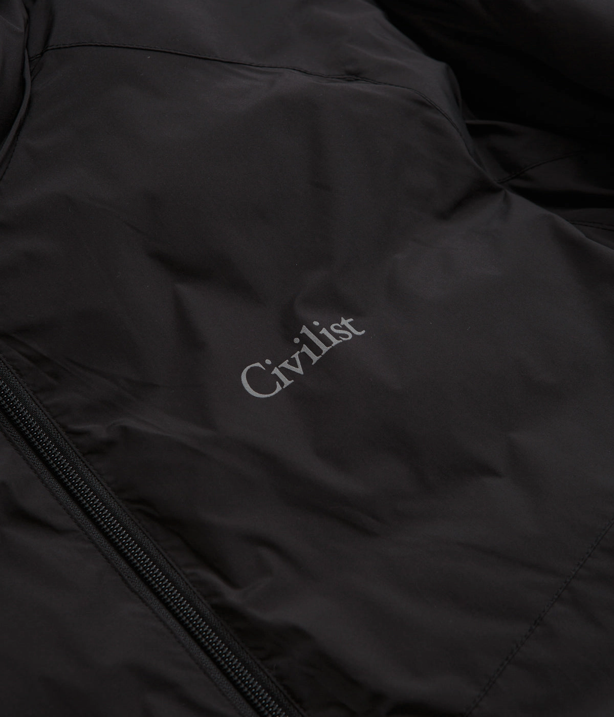 Civilist Tech Puffer Jacket - Black Ultra Thin Insulation