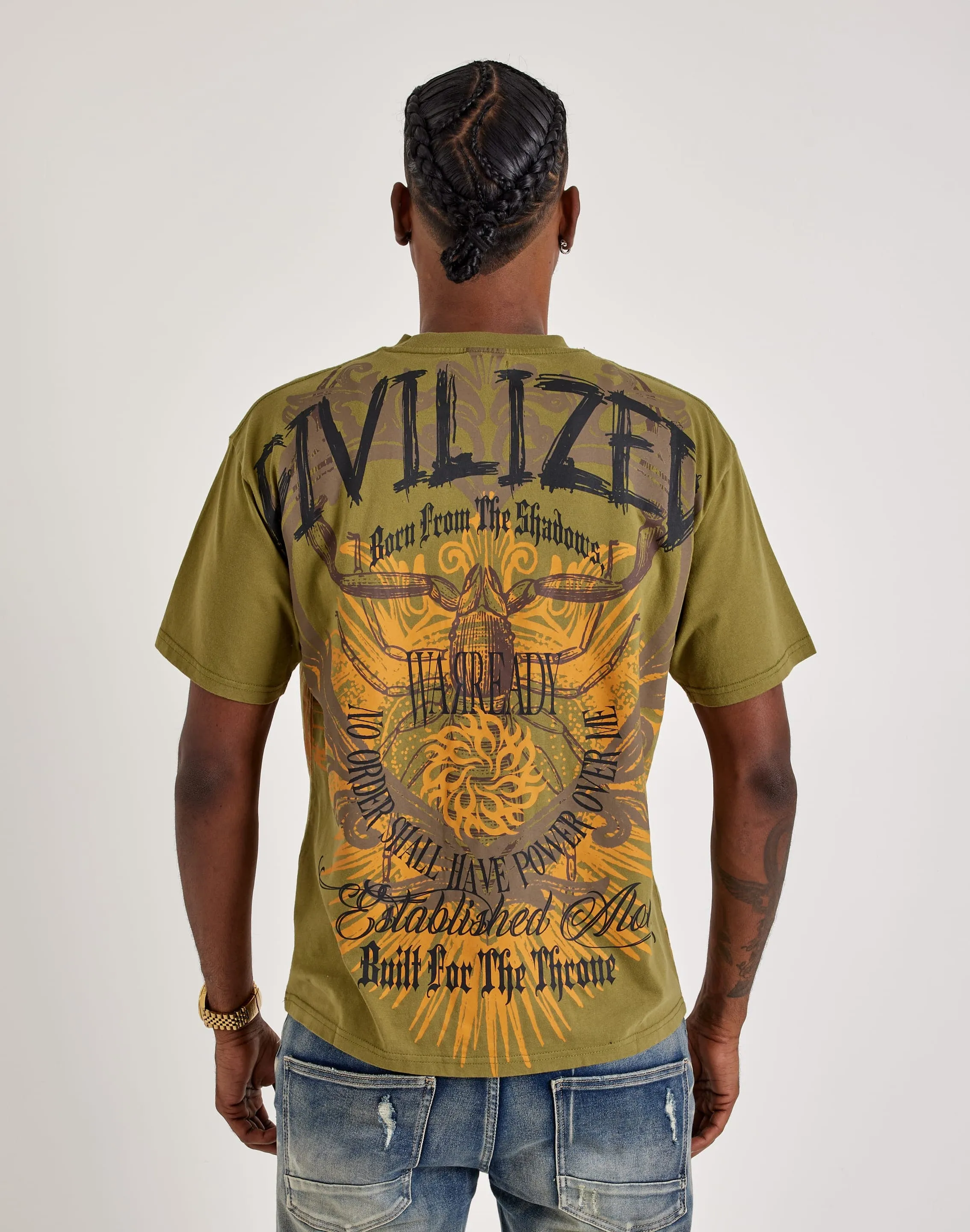 Village Charm Moon Cool Civilized Disorder Tee