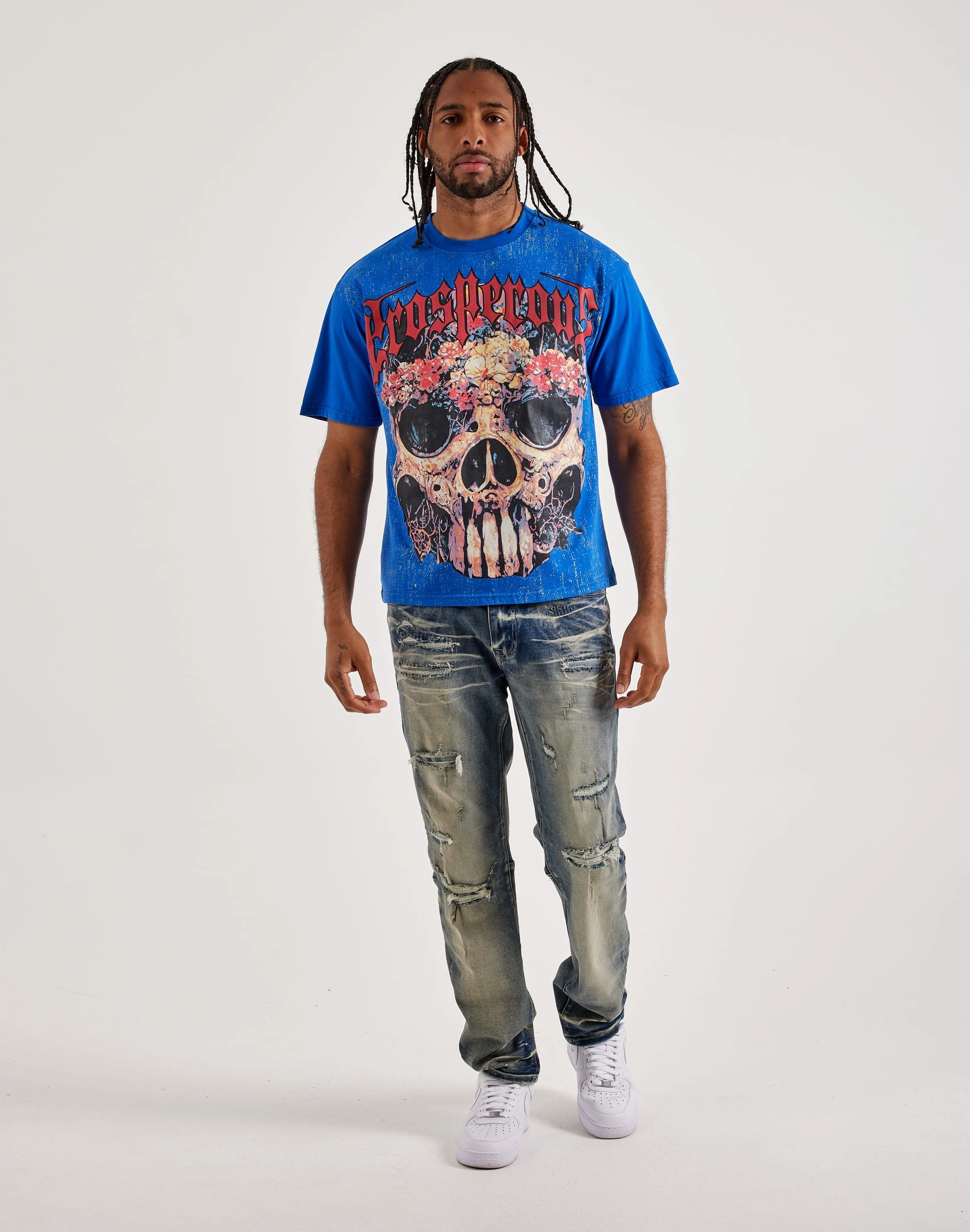 HeavyDuty Zipper Low Care Civilized God Willing Tee