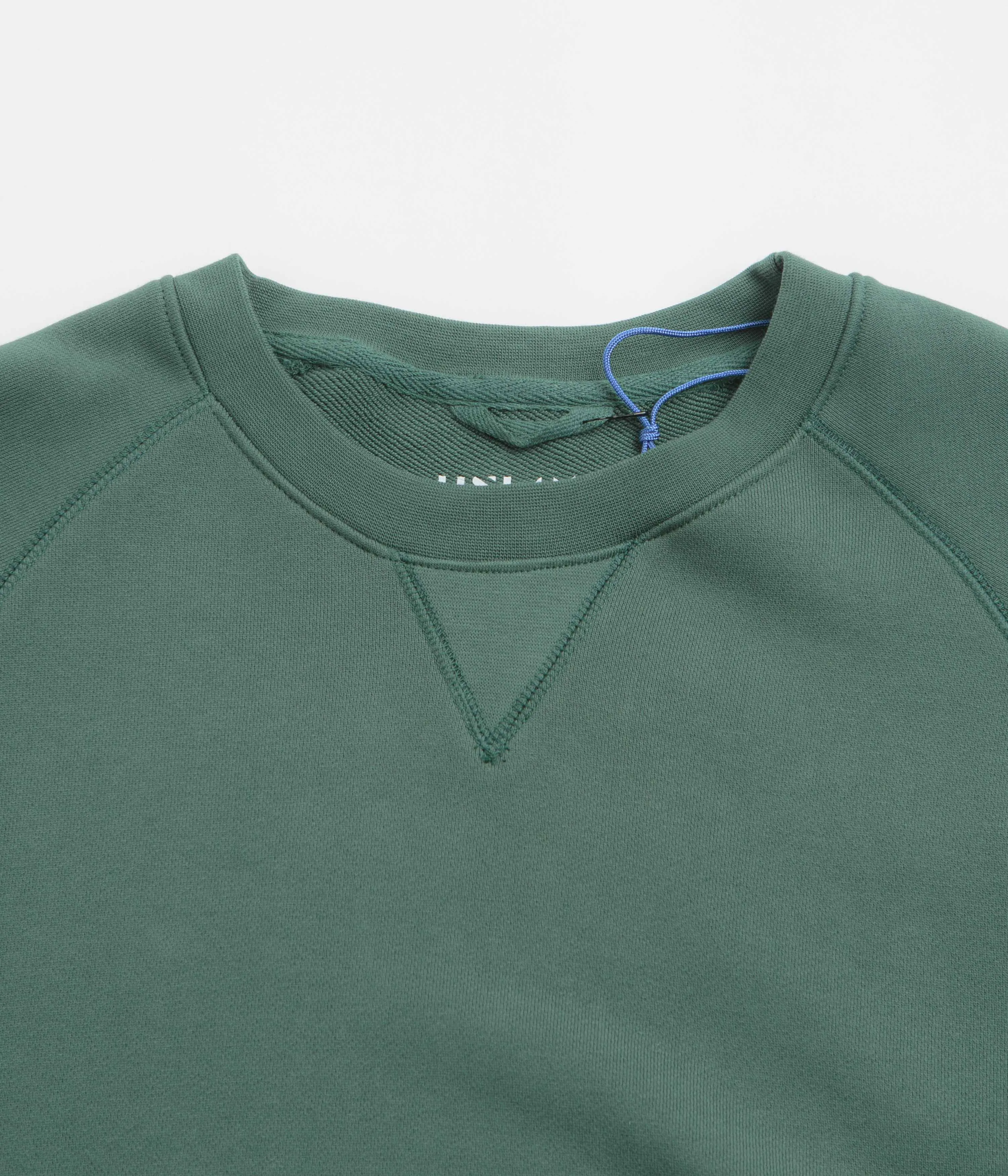 Uskees 7005 Crewneck Sweatshirt - Green Petite Fit