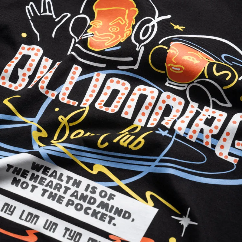 Modern Silhouette Billionaire Boys Club Lights Tee - Black