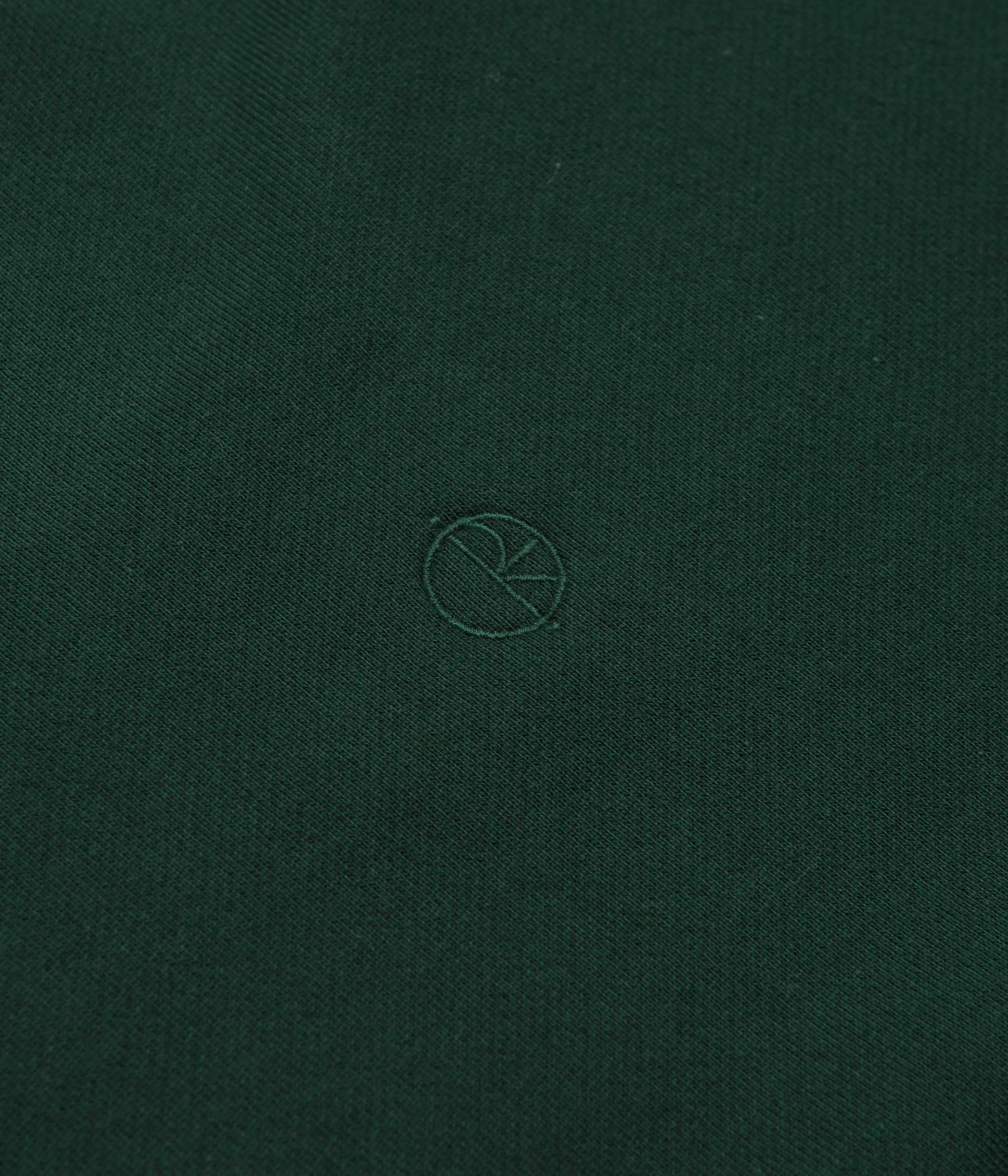 Silk Polar Frank Crewneck Sweatshirt - Dark Green