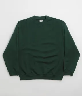 Polar Frank Crewneck Sweatshirt - Dark Green appropriate for weekdays