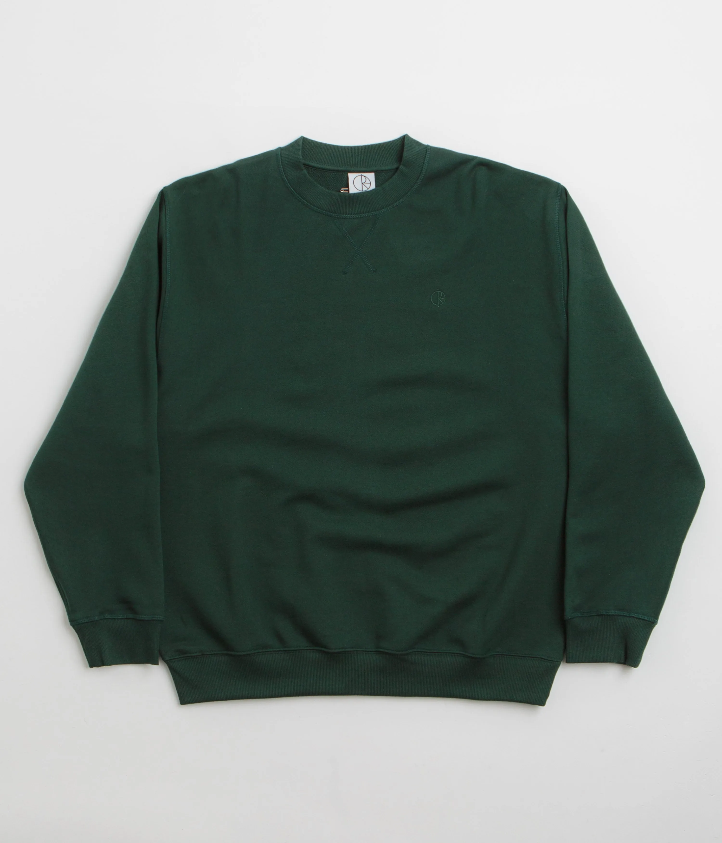 Polar Frank Crewneck Sweatshirt - Dark Green appropriate for weekdays