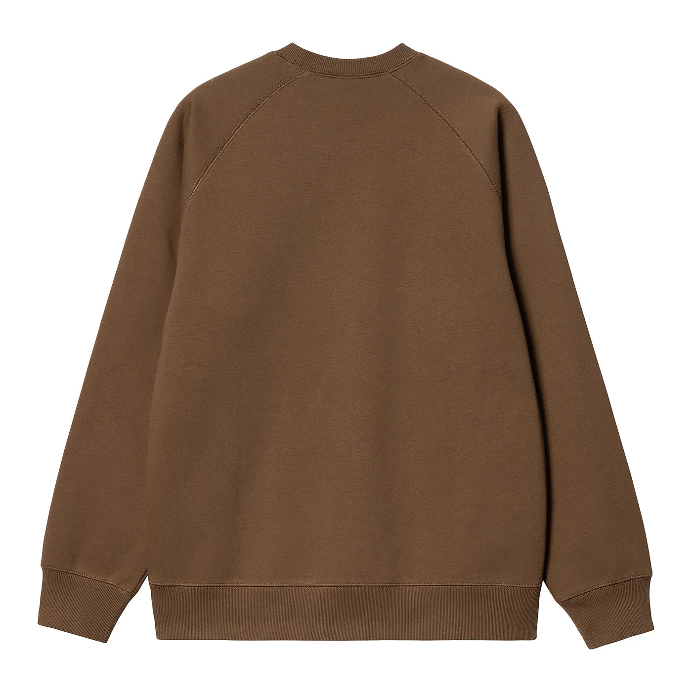 Layer Fit rainy day wear Carhartt WIP Chase Sweatshirt - Chocolate / Gold