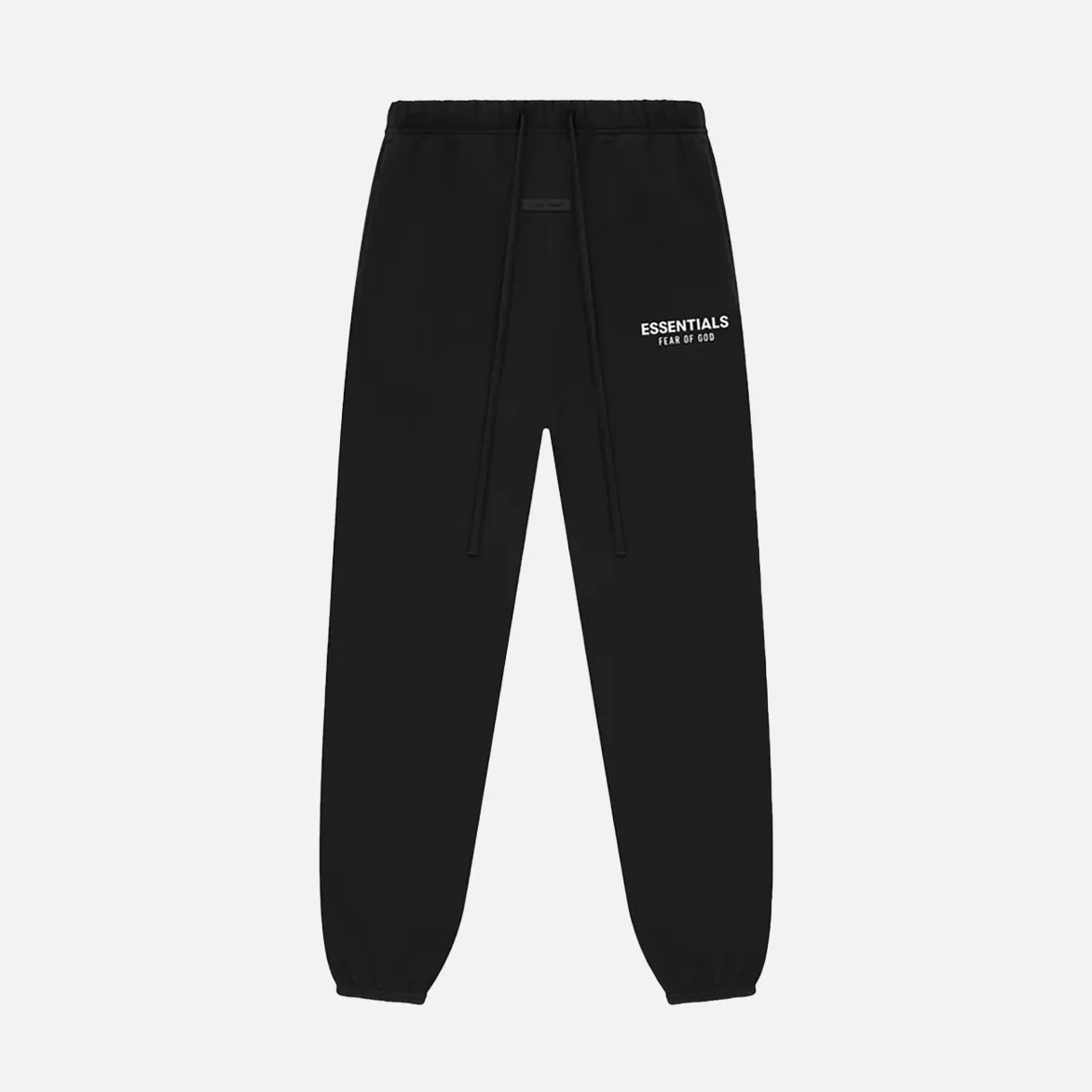 CLASSIC FIT FLEECE SWEATPANT - JET BLACK Soft Lining LightweightTextile