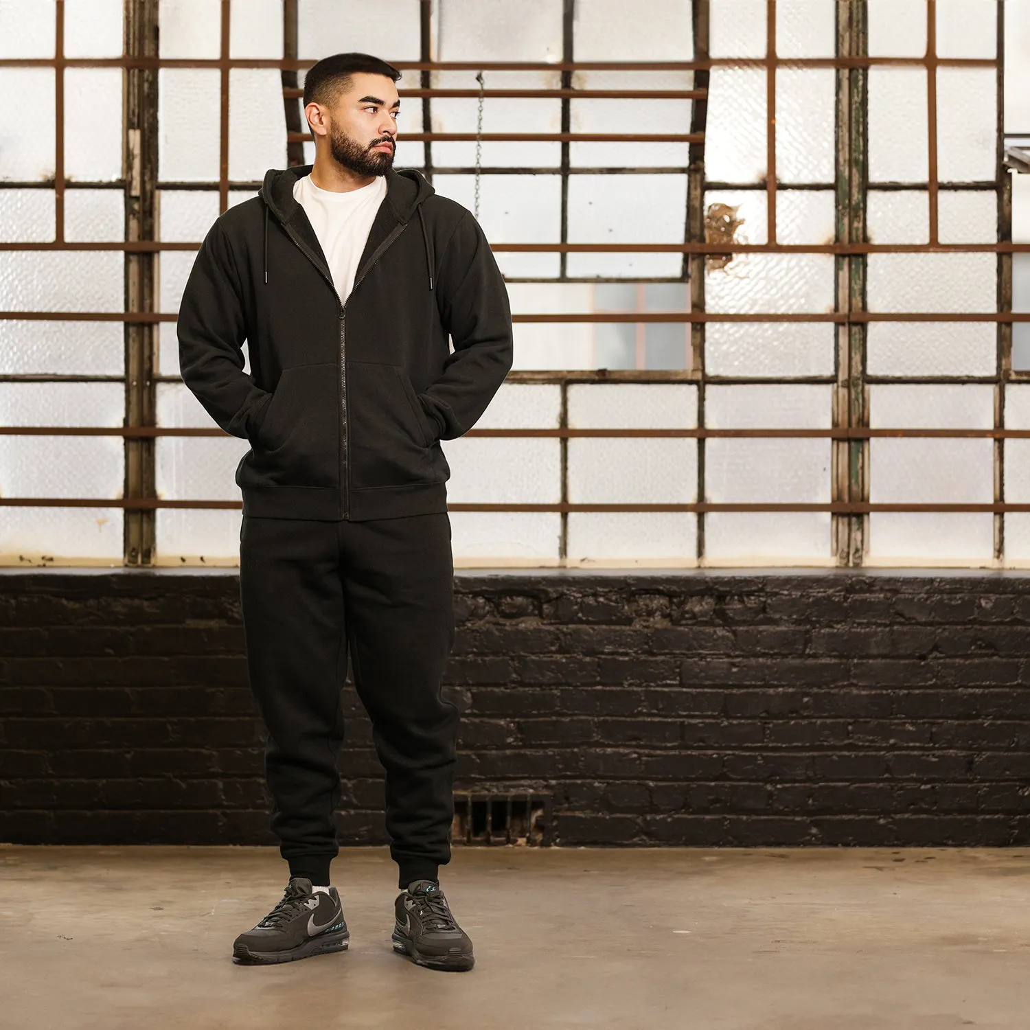 Reinforced Stitching Soul Ease Classic Fleece FZ Hoody - Mens
