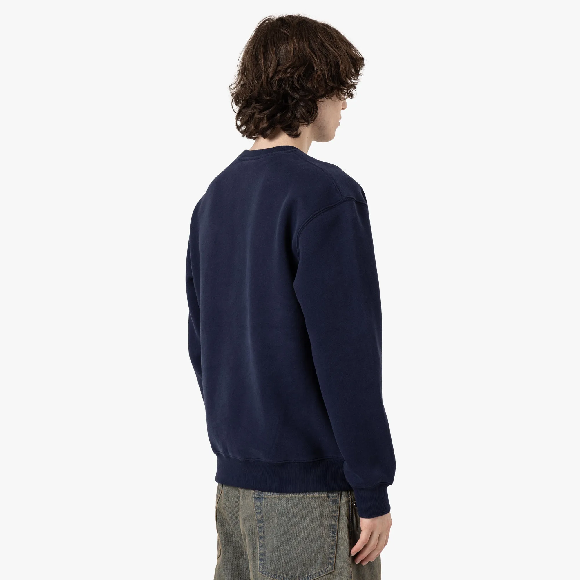 Urban Outfit Metalwood Roosevelt Crewneck Sweatshirt / Navy