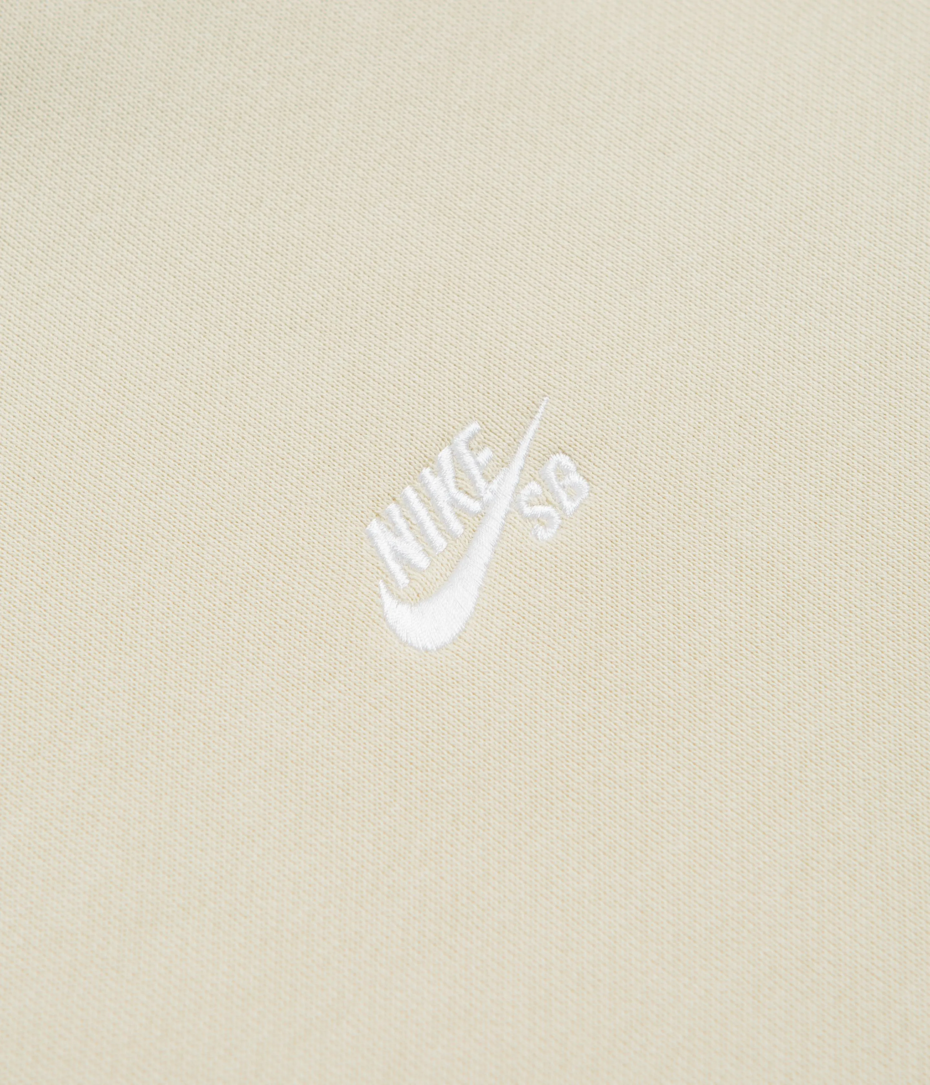 Nike SB Essential Logo Crewneck Sweatshirt - Light Khaki / White stud accents
