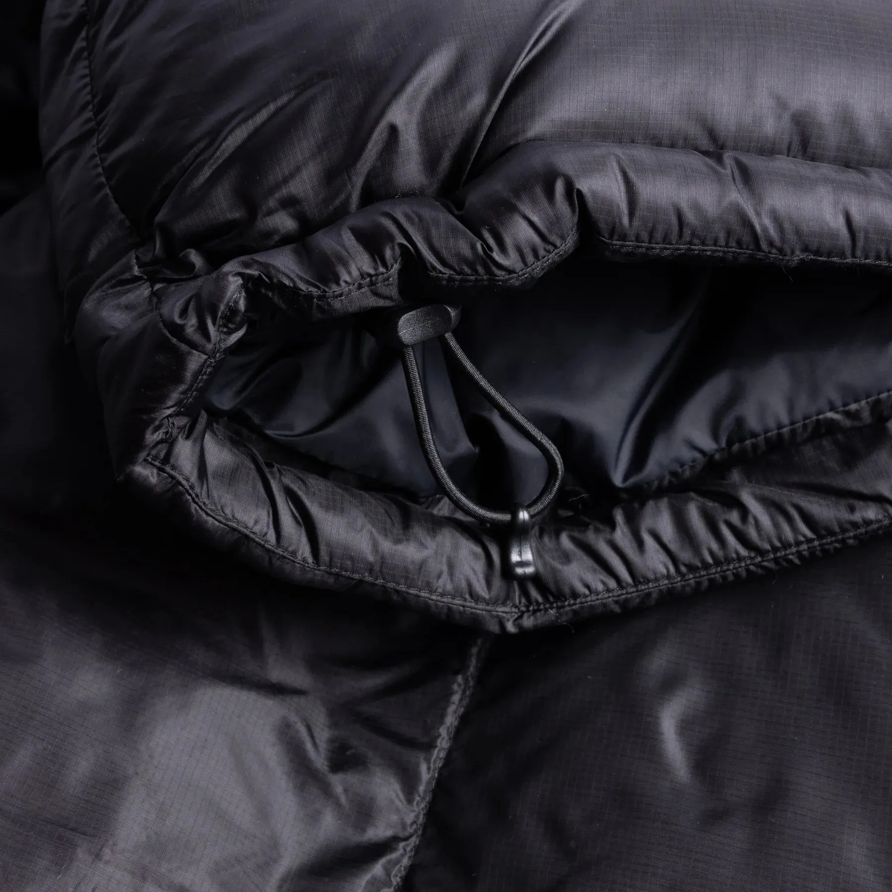 UVProtectionFinish CLASSIC RIPSTOP PUFFER - BLACK