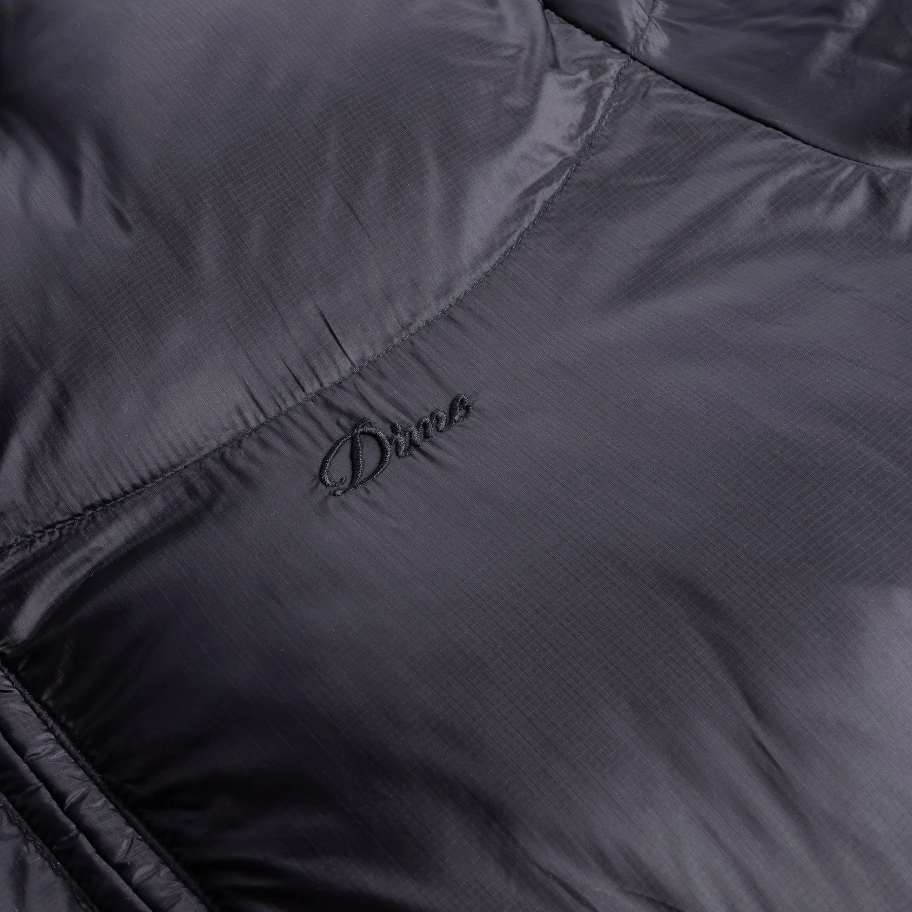 CLASSIC RIPSTOP PUFFER - BLACK Reinforced Stitching