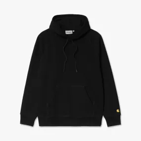 Carhartt WIP Chase Pullover Hoodie Black / Gold Running Top product rhinestone glamour