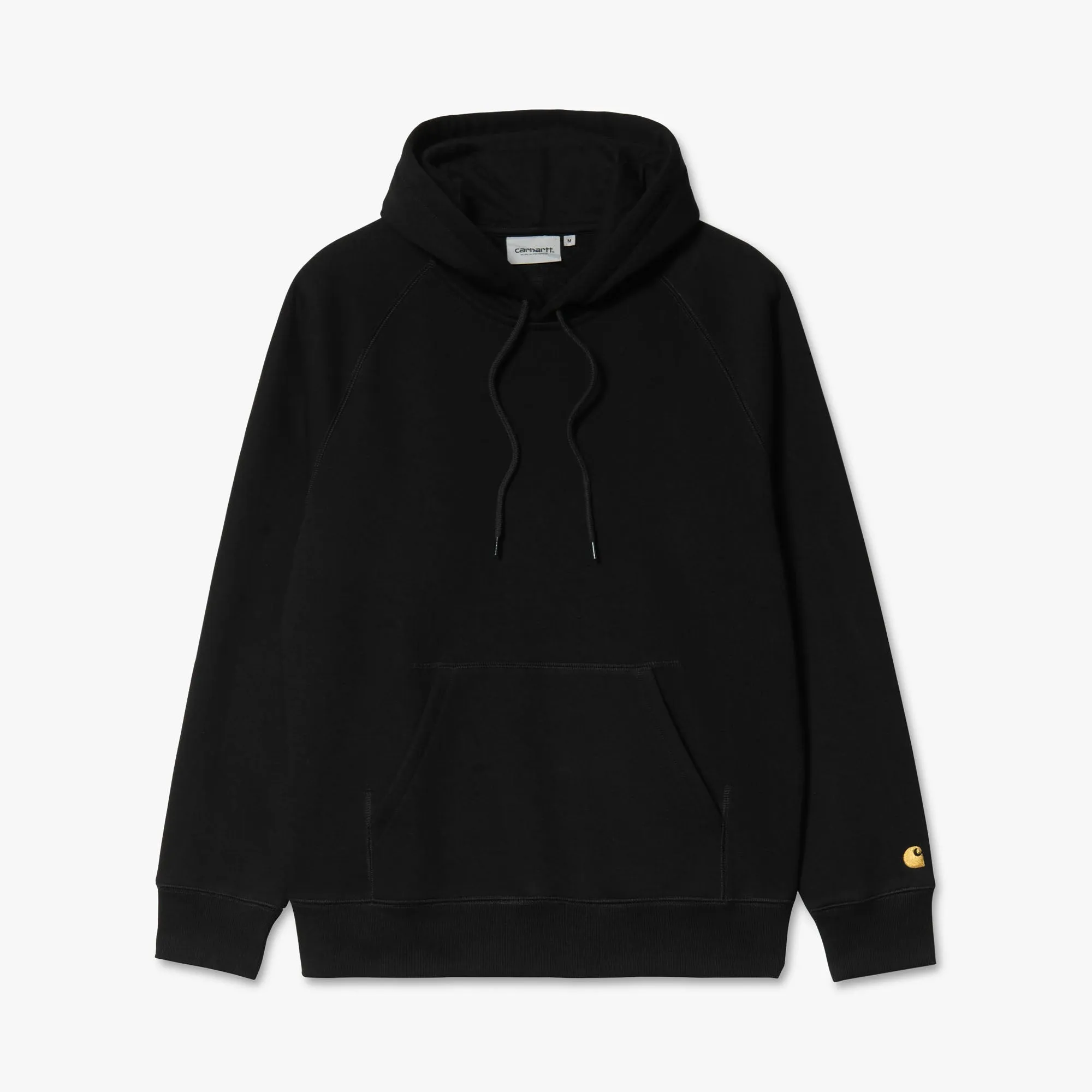 Anti Pilling watch accents Carhartt WIP Chase Pullover Hoodie Black / Gold