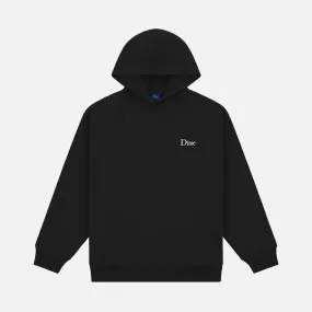 CLASSIC SMALL LOGO HOODIE - BLACK QuickDry Construction LowMaintenanceFabric