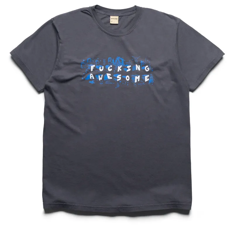 Modern Fucking Awesome Screwball Loco Tee - Pepper