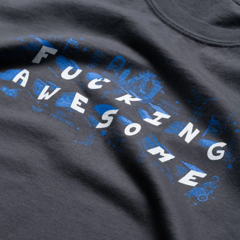 Neutral Tone afternoon Fucking Awesome Screwball Loco Tee - Pepper