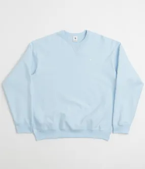 Lounge Wear Nike Solo Swoosh Crewneck Sweatshirt - Celestine Blue / White