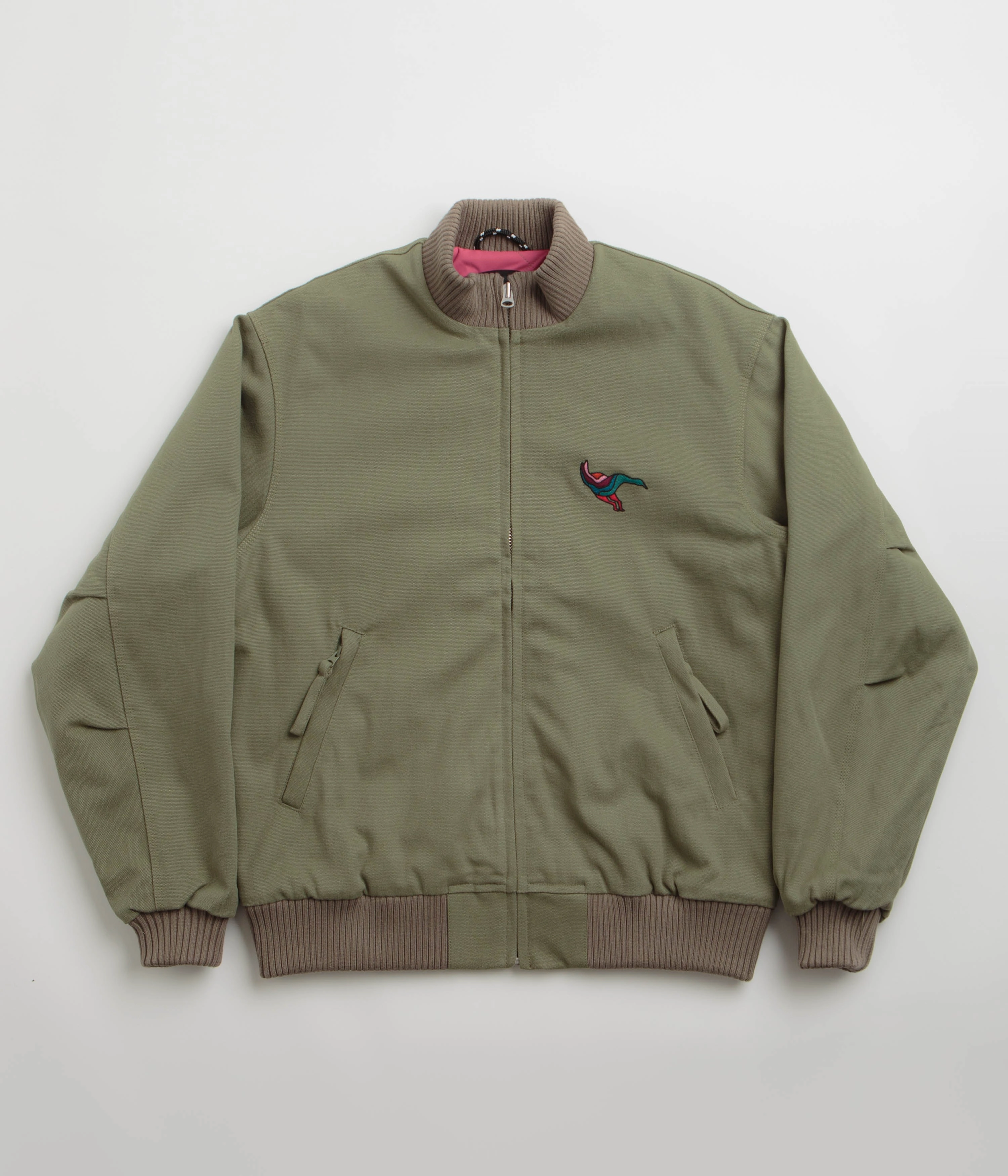by Parra Inspiration Point Jacket - Green Water Repellent Coating