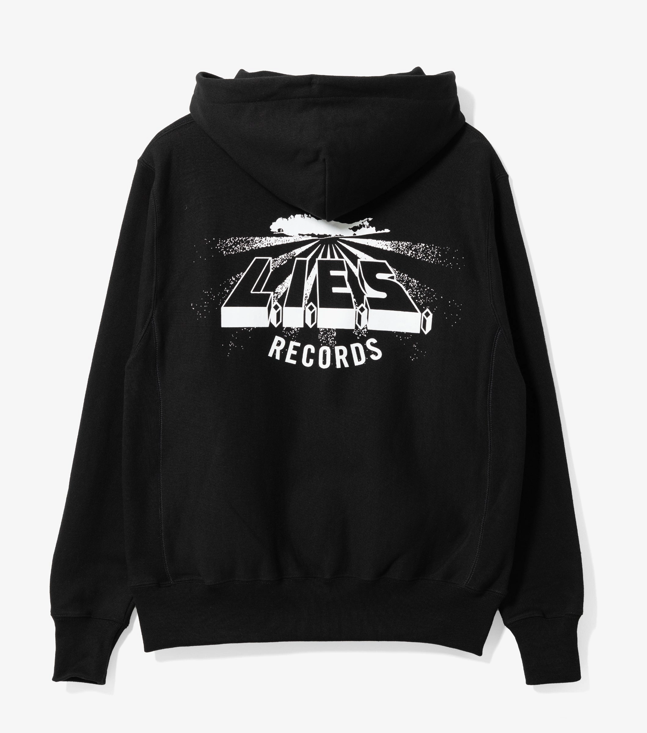 VentilatedBackPanel Four Way Stretch Classic Logo Hoodie (Black)