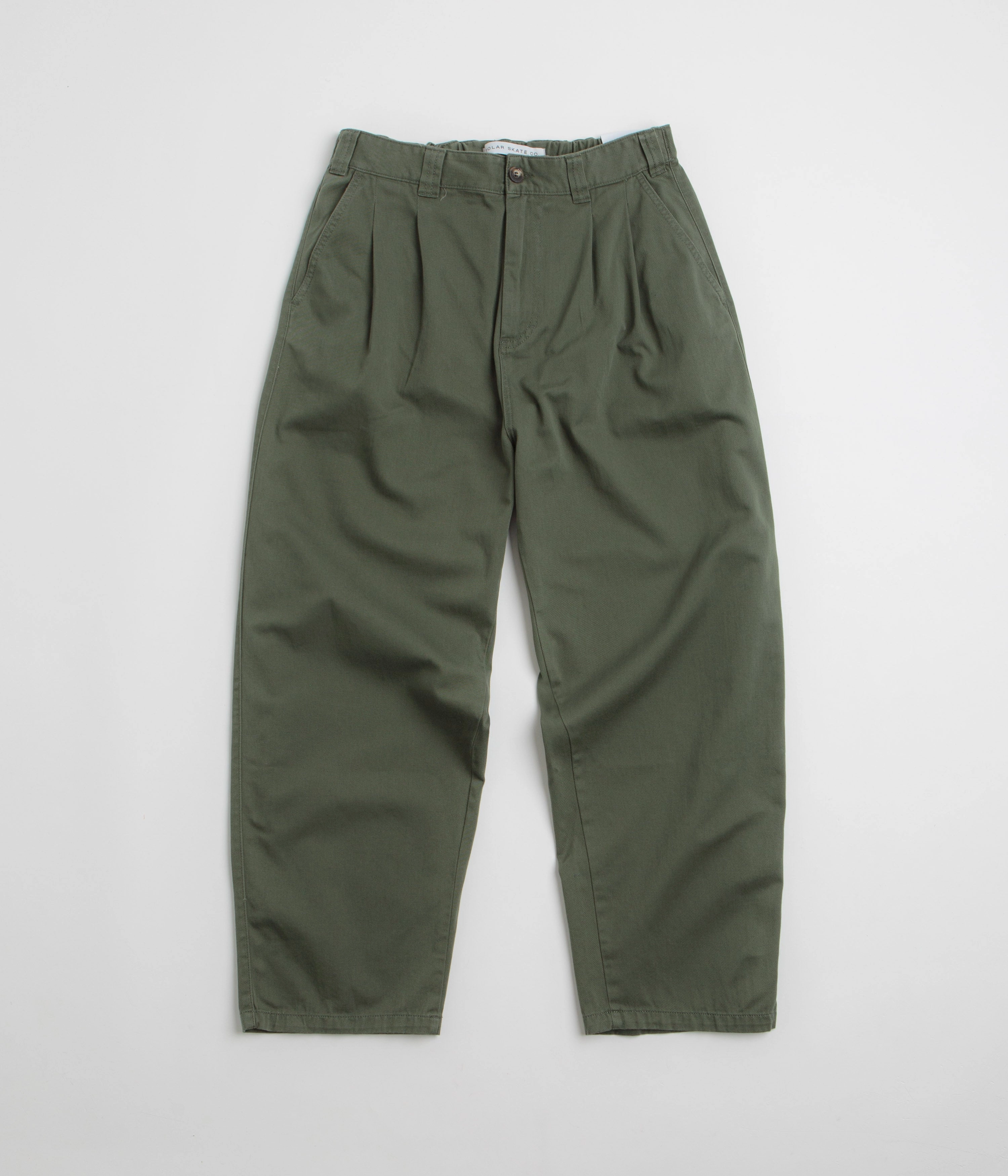 Organic Cotton clean design Polar Railway Chinos - Grey Green
