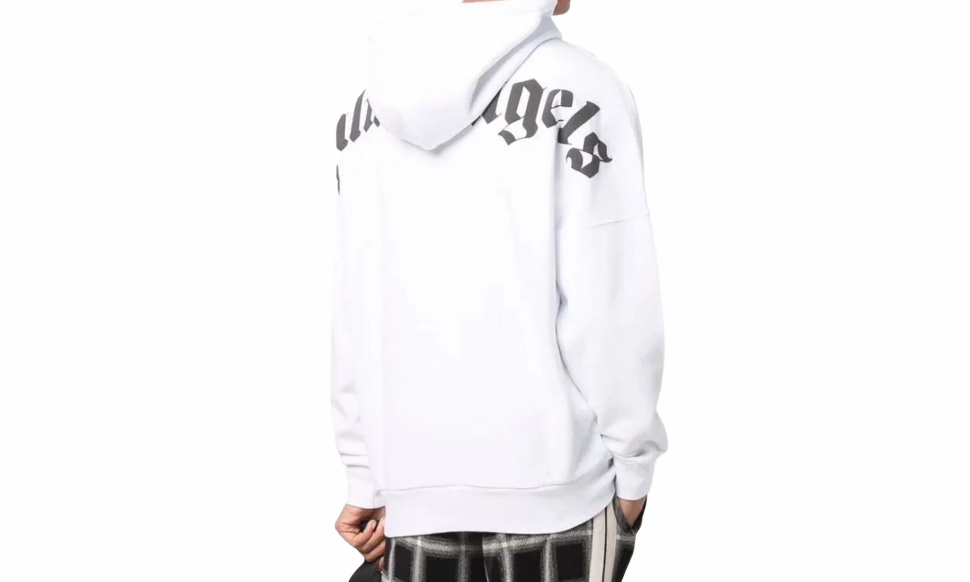 Classics Logo Over Hoodie "White"