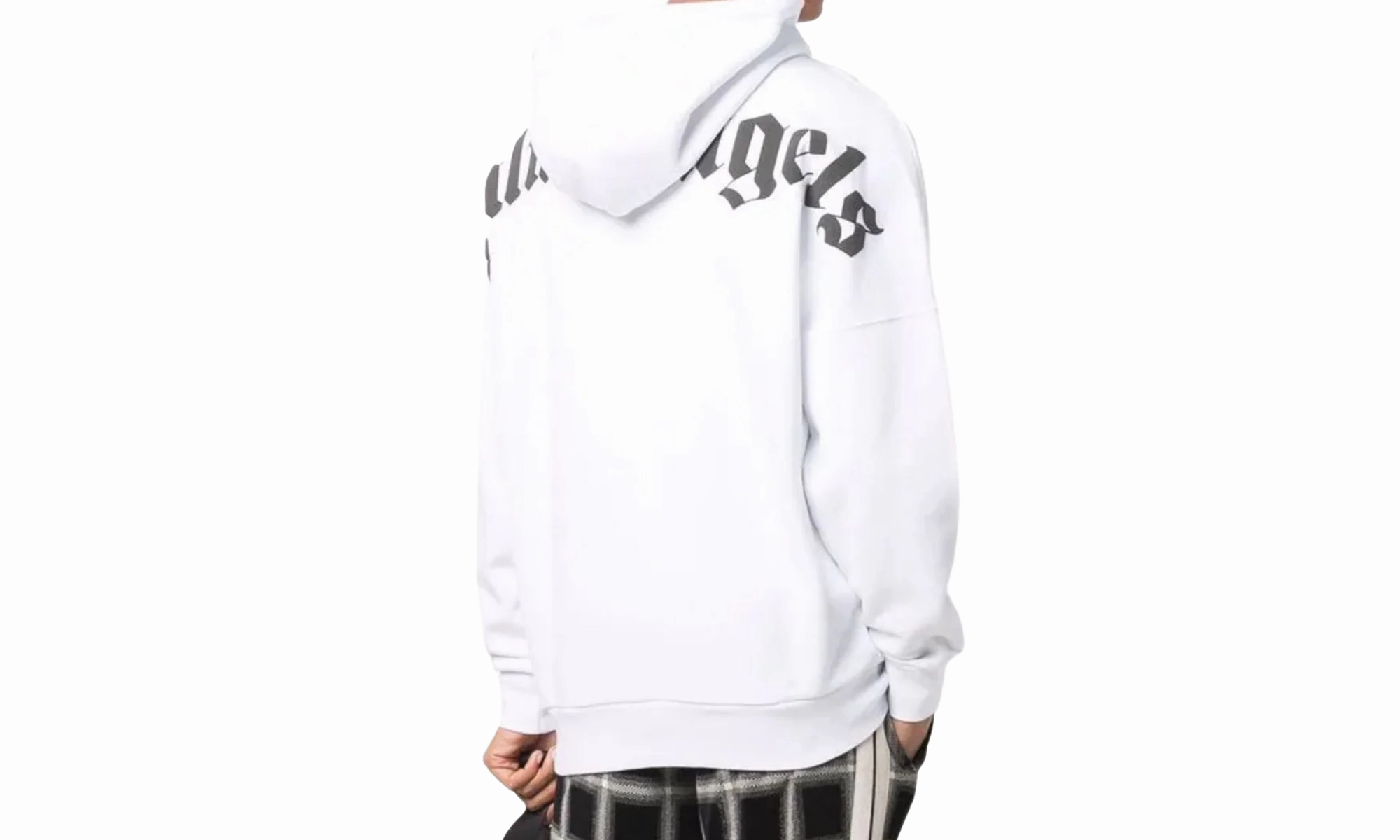 Classics Logo Over Hoodie "White"