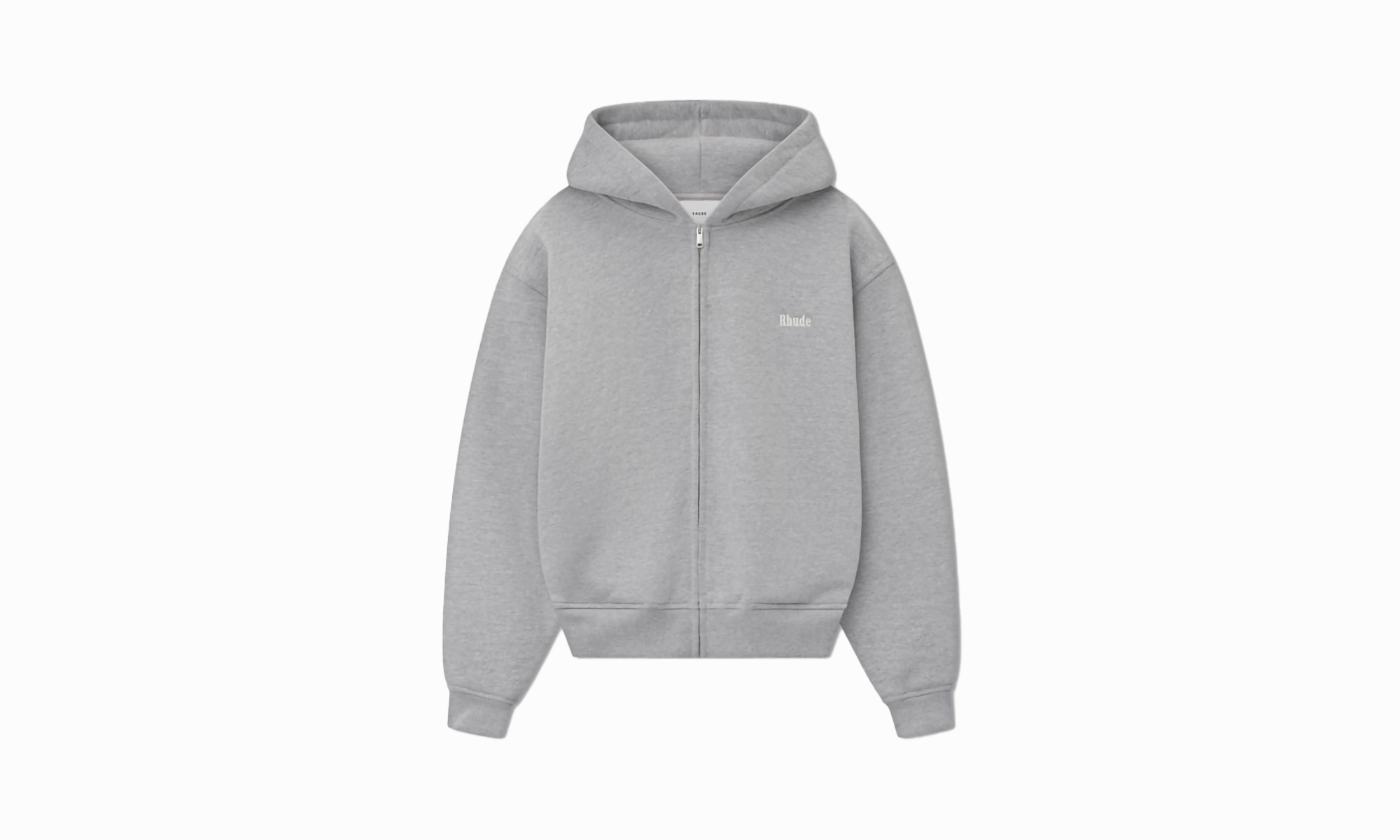 Classique Full-Zip Hoodie "Heather Grey"