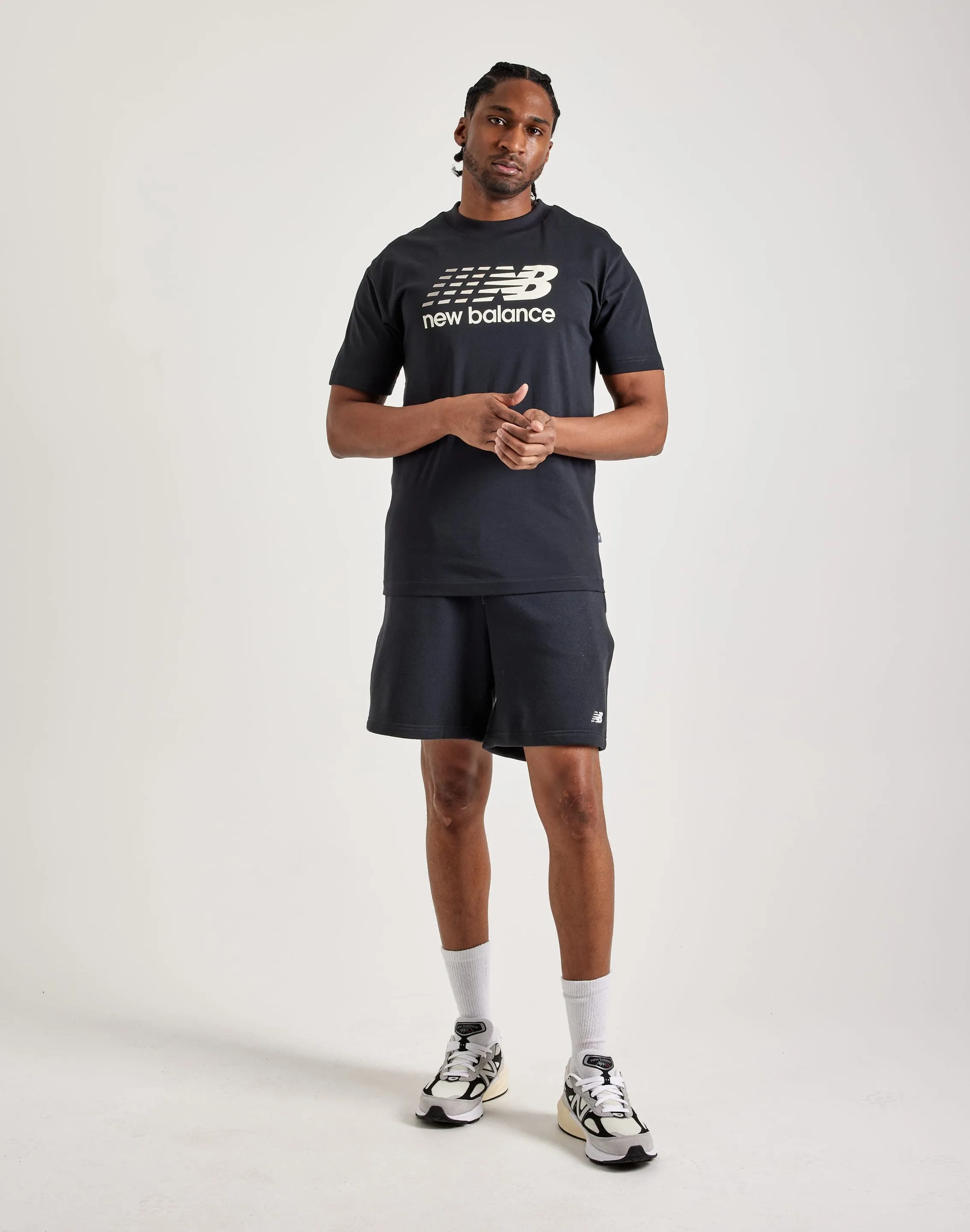 New Balance Sport Essentials Fleece Shorts DoubleLayeredEdging FrictionResistantFabric