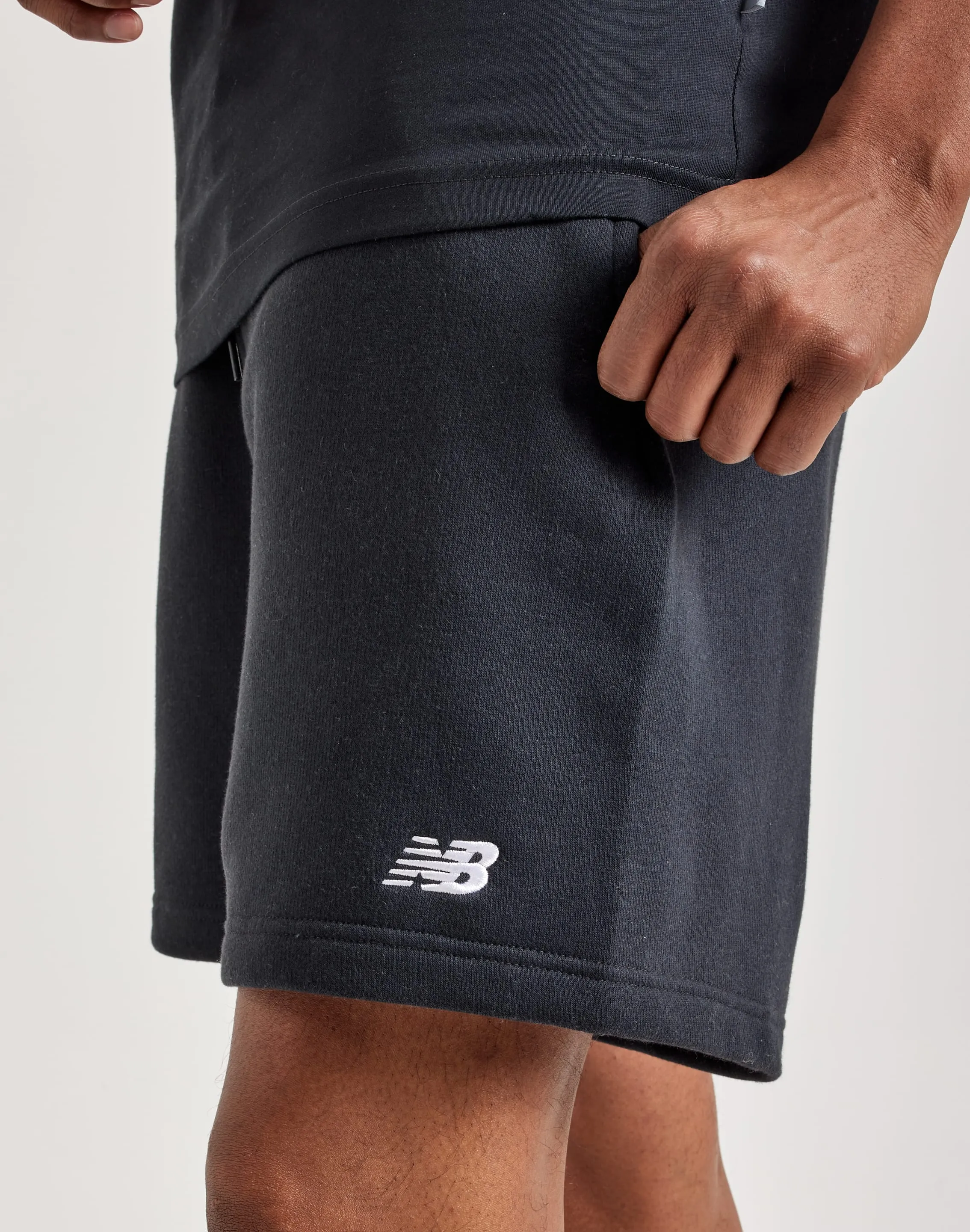 StretchableFabric Ethical Mode New Balance Sport Essentials Fleece Shorts