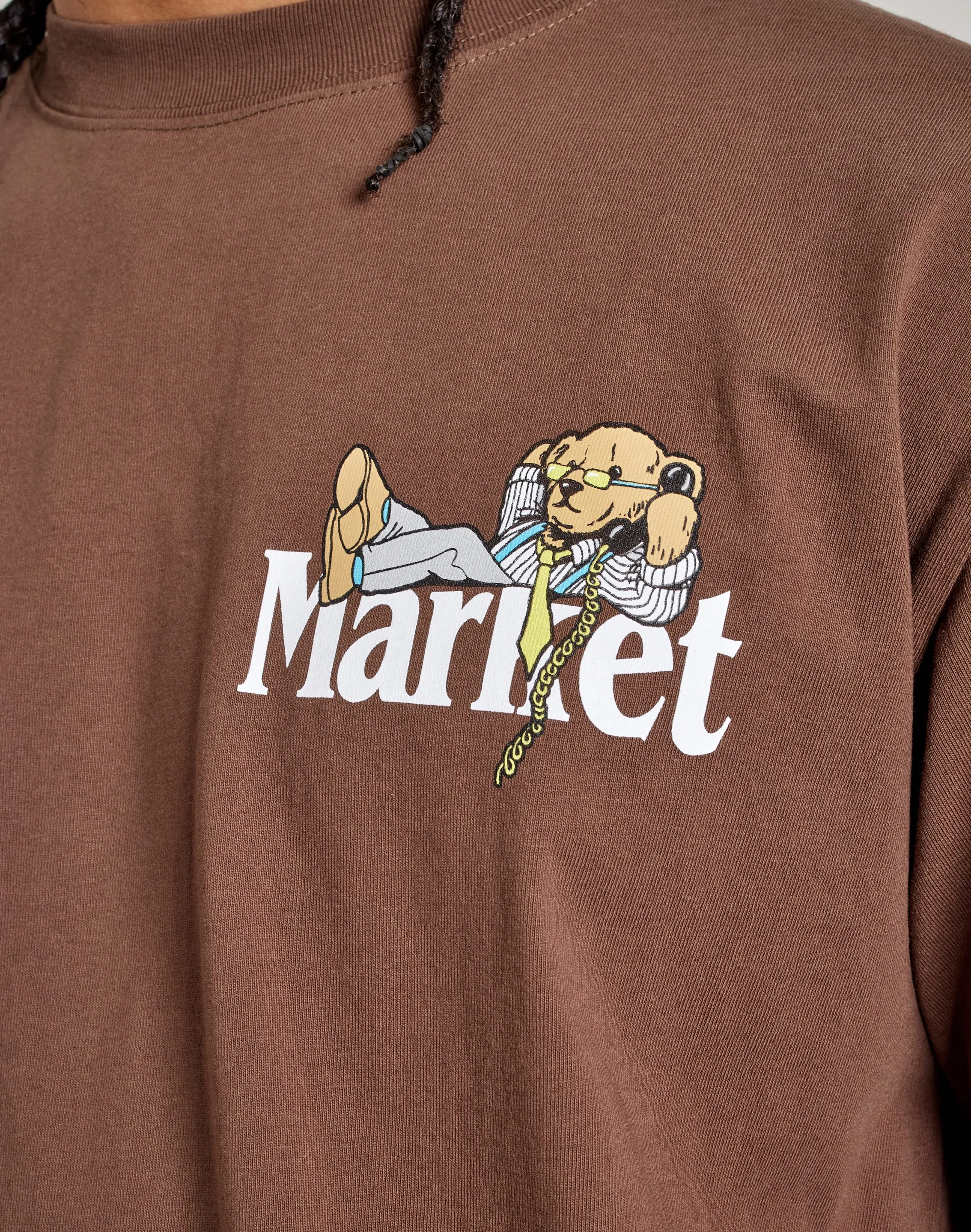 Glitter Fit Weather Guard Market Call My Lawyer Bear Tee