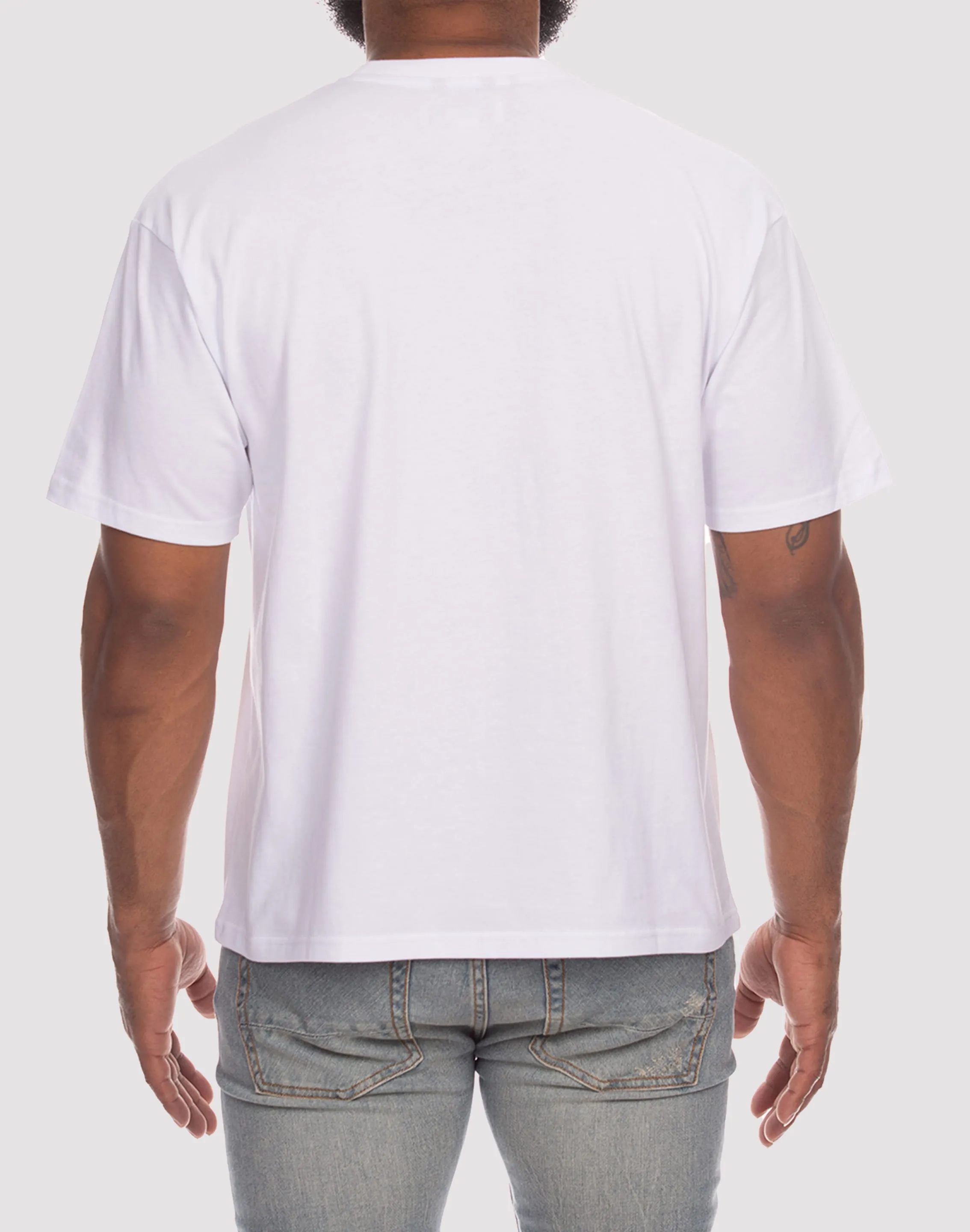 Akoo In Flight White Tee Stone Glow HighDensityWeave