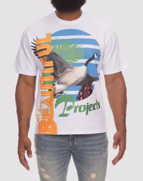 Akoo In Flight White Tee Hidden pockets AntiBacterialTextile