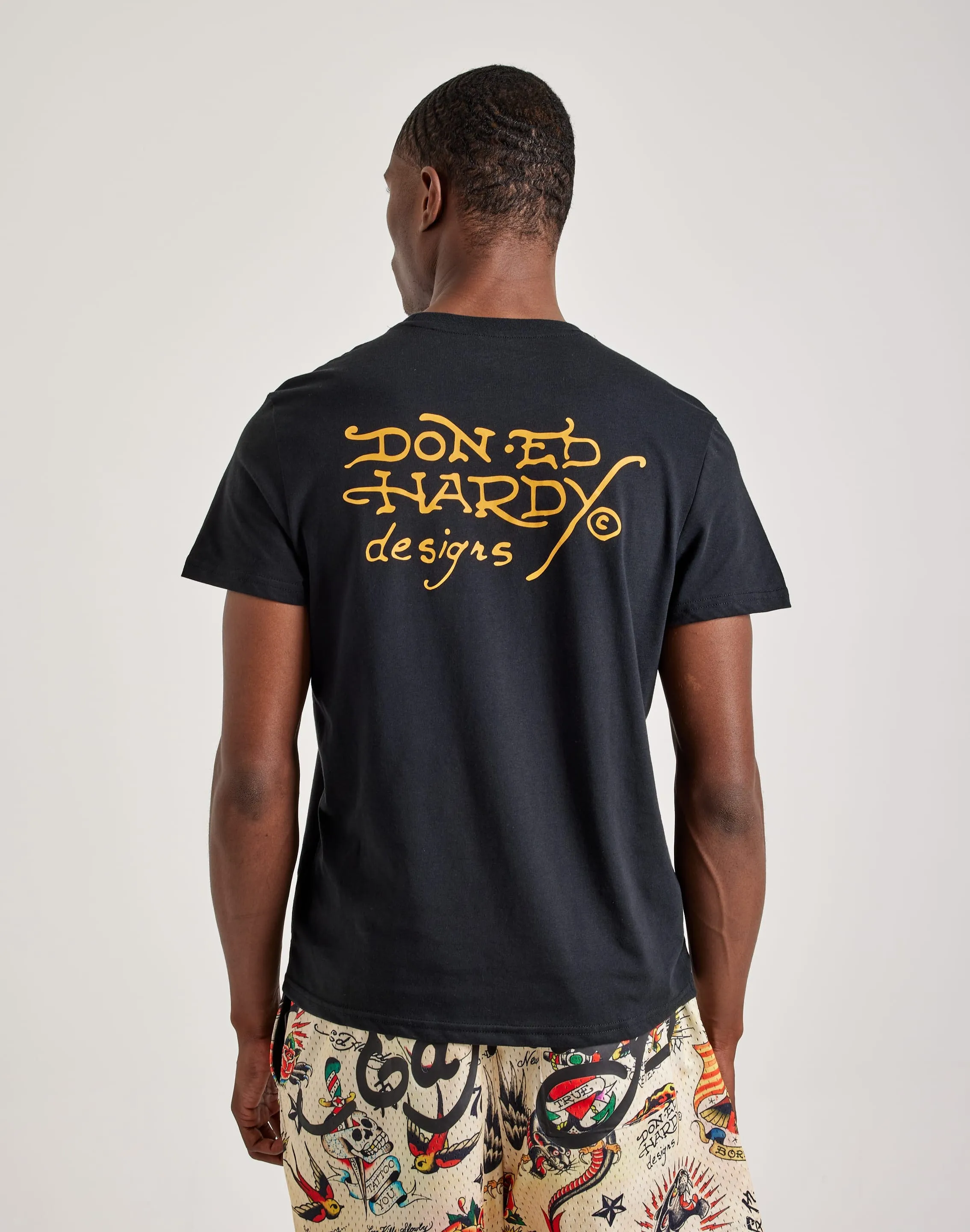 Ed Hardy Rhinestone Skull Tee AI Style KnotFree Tailoring