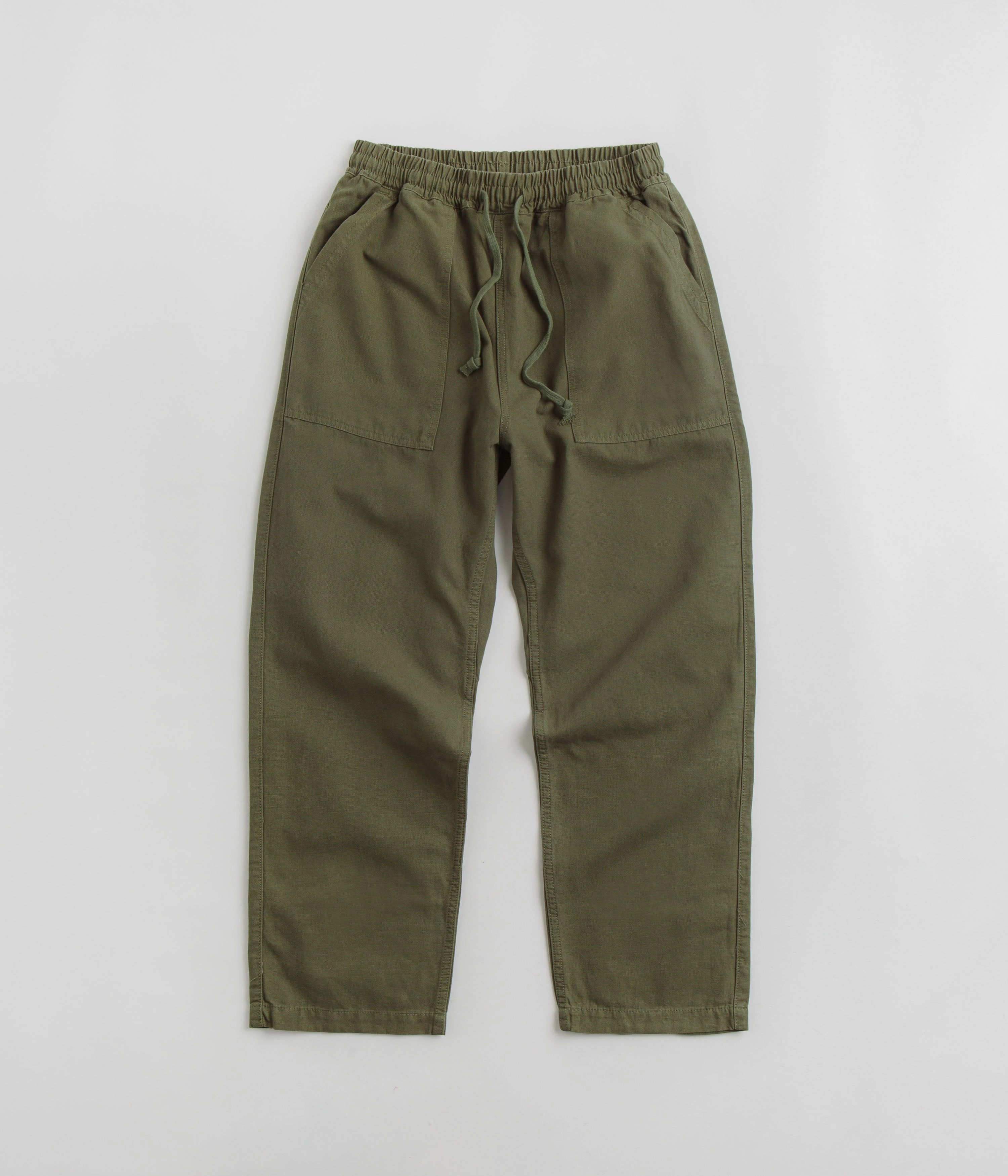 Service Works Classic Chef Pants - Olive Elastic Free Cuffs